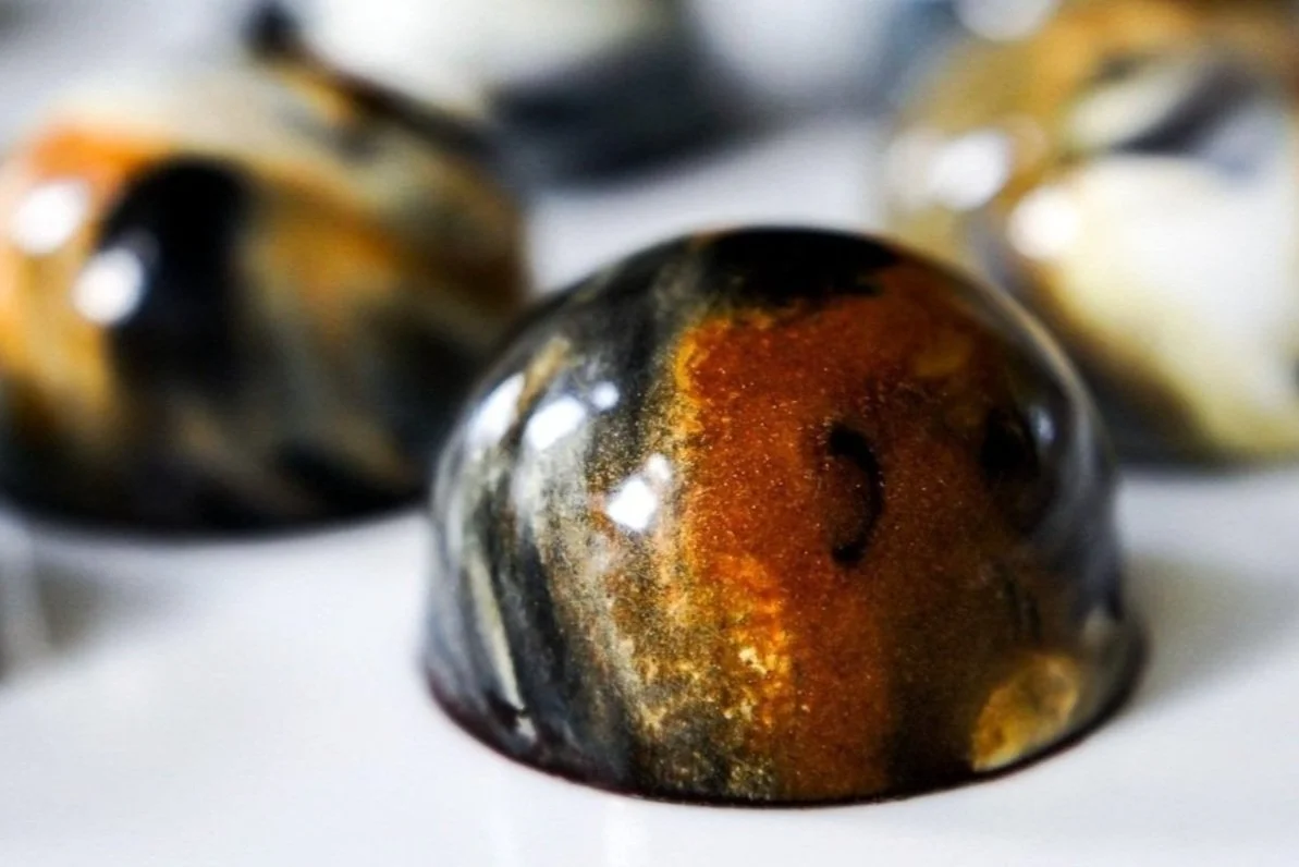 Walnut Ginger Caramel Bonbon