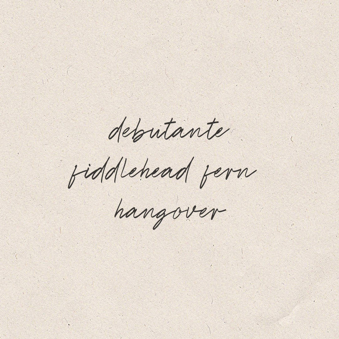 Debutante Fiddlehead Fern Hangover