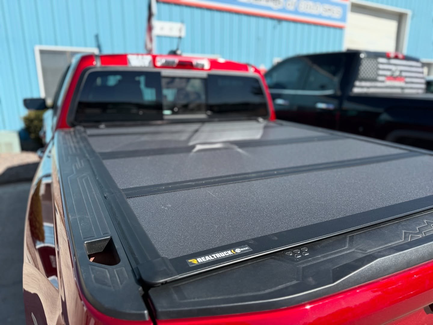 One of our favorite brands for bed covers is @realtruck they are durable and fit your truck like a glove! Our shop is able to give you the best selection of truck accessories to meet your budget and match your style. Our team is detail oriented to en