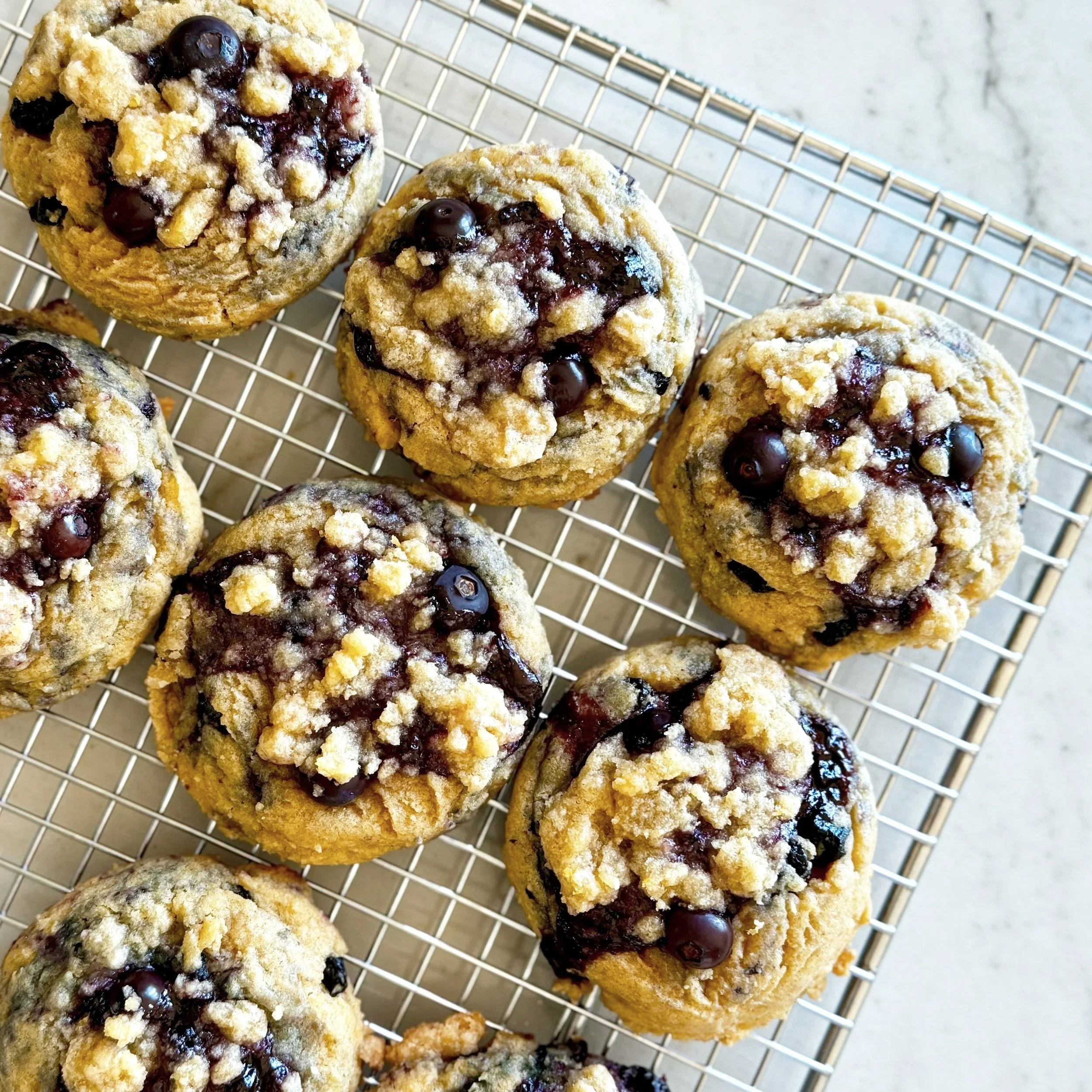 Blueberry Cobbler Cookies (seasonal)