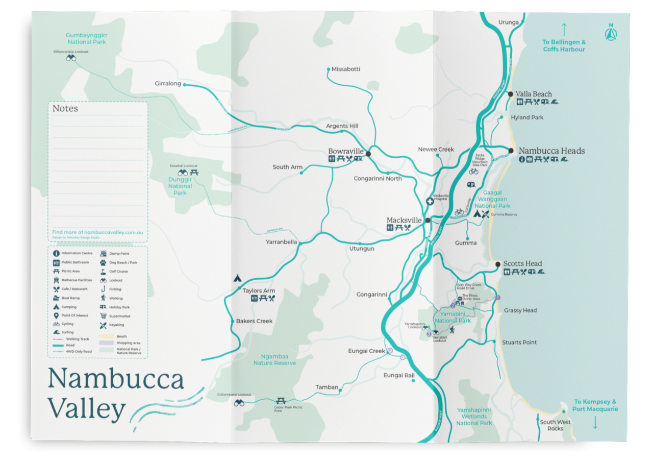 Nambucca Valley map