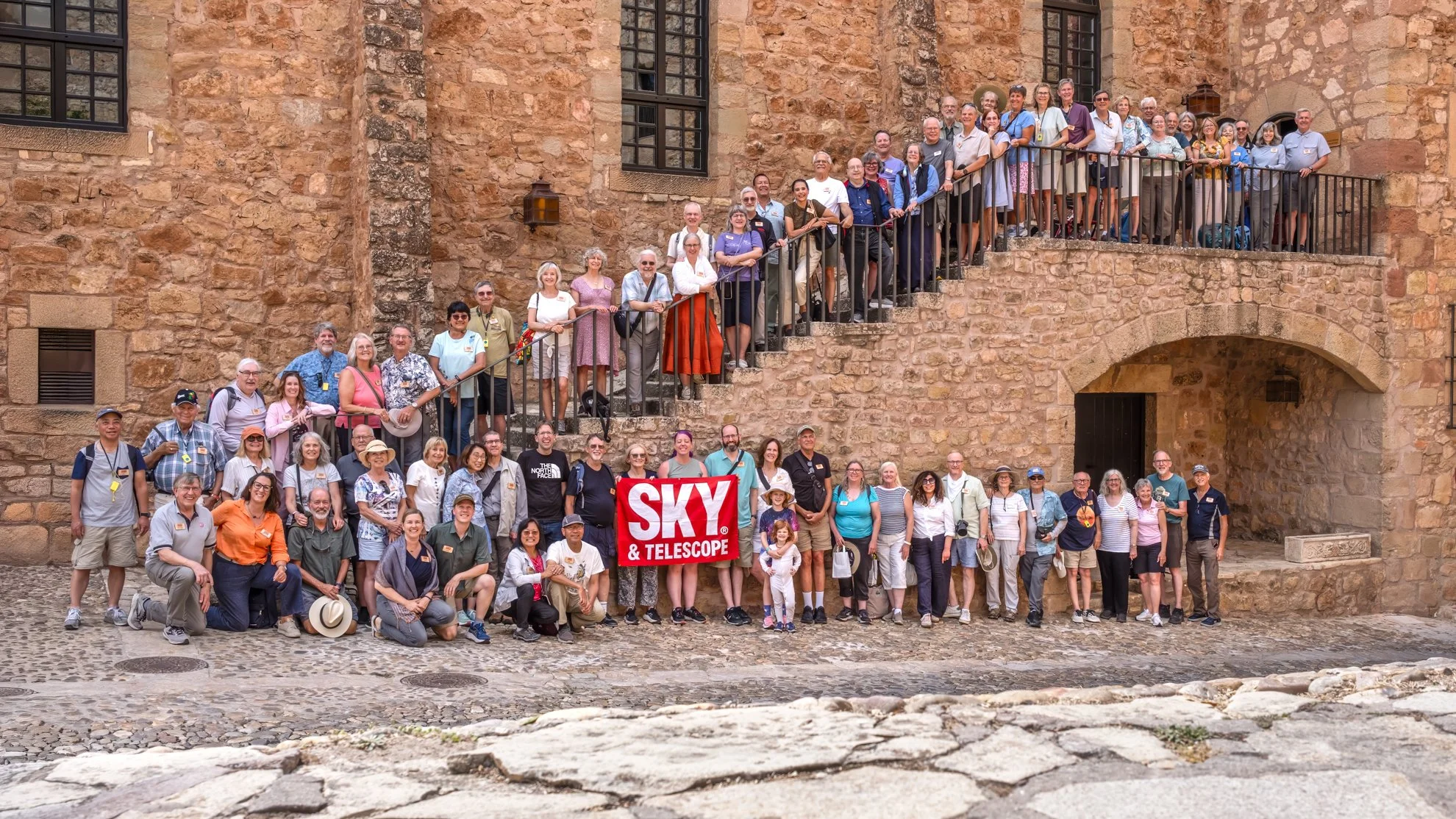 Group photo at the Parador de Sigüenza.
