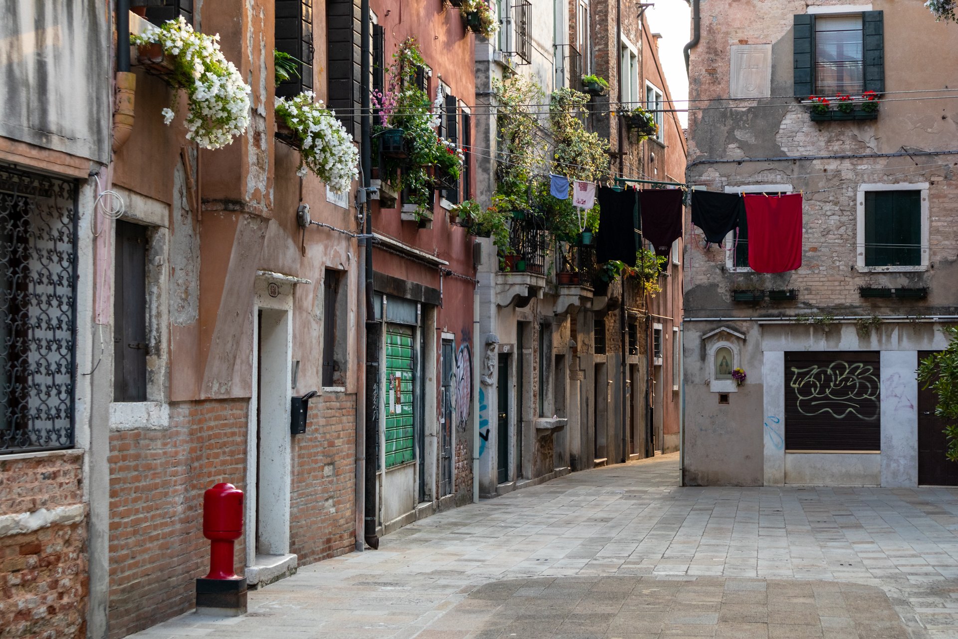 Backstreets in Venice.