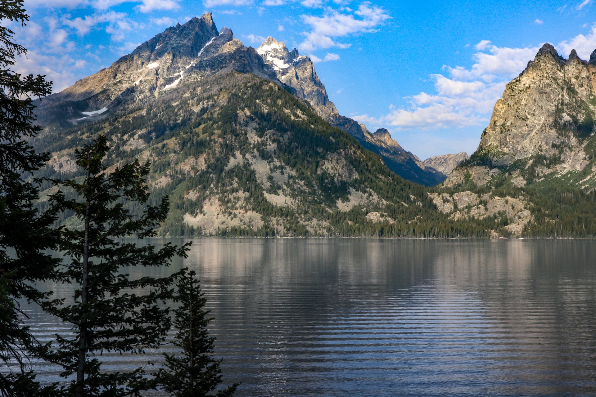 Jenny Lake Overlook in Grand Teton National Park.