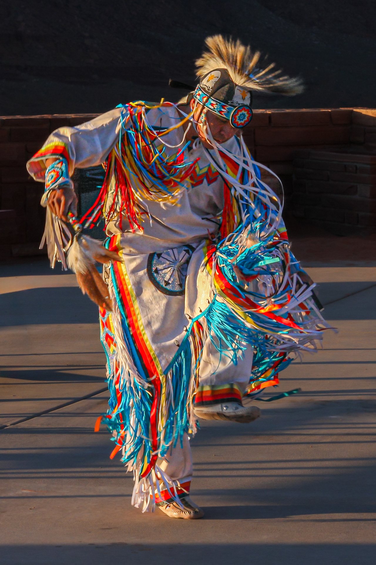 Navajo dancer at Monument Valley.