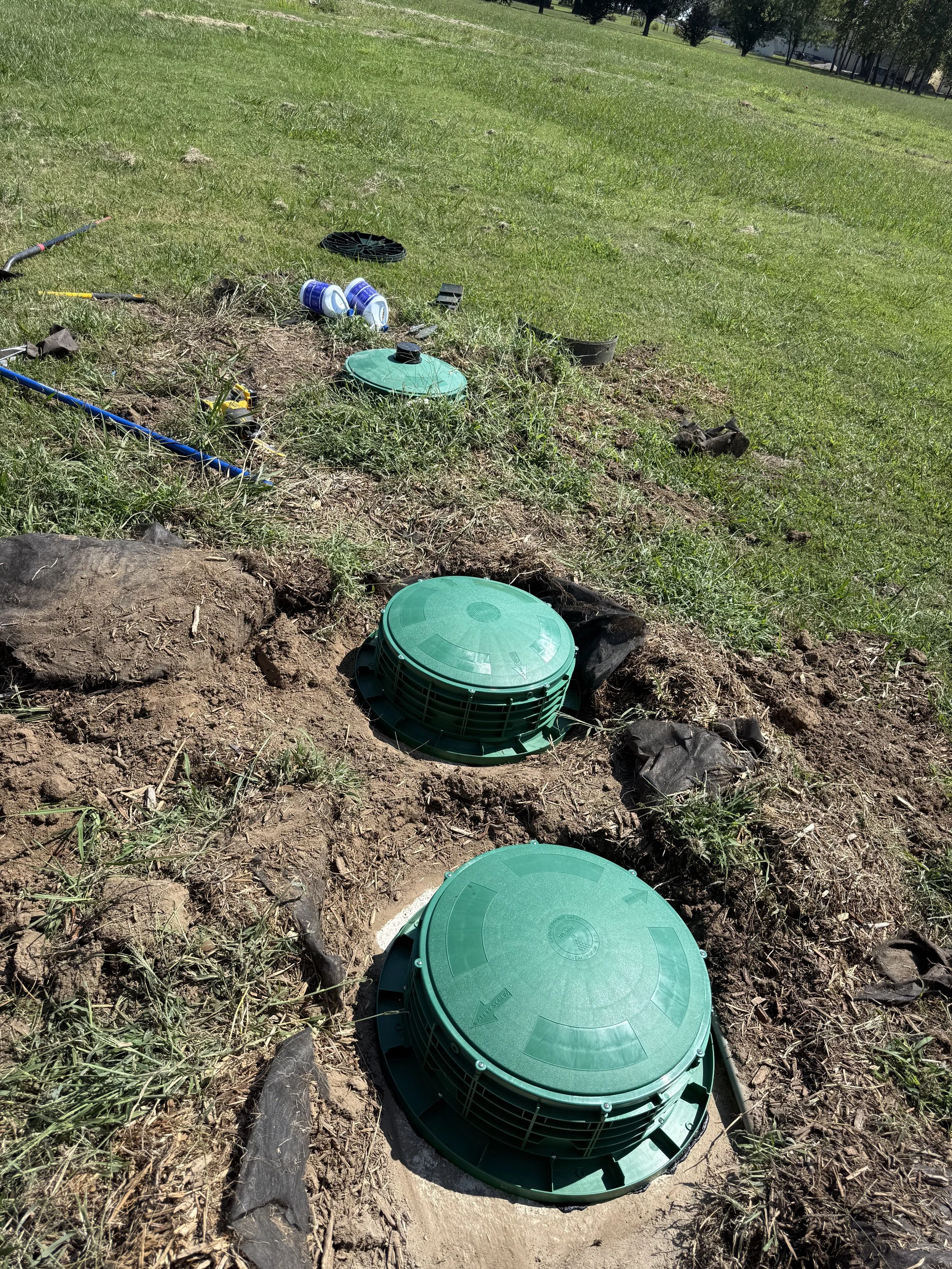 Septic system upgrade in Tulsa area