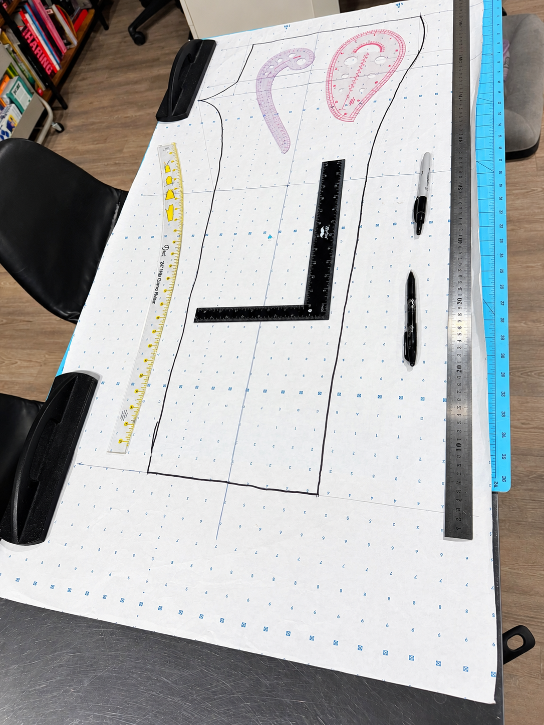 Professional Garment Pattern Drafting Workspace.png