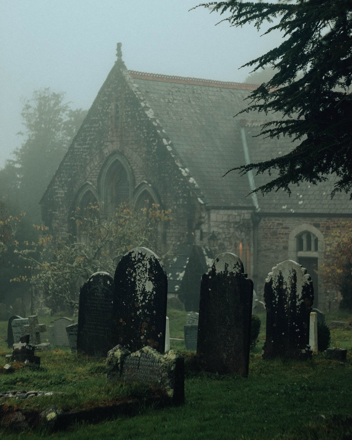 HAPPY HALLOWEEN 🎃 
Here&rsquo;s some spooky vibes for your spooky weekend 
.
.
.
.
#photography #halloween #autumn #spooky #fyp #instagood #fog #vibe #aesthetics #moody #graveyard
