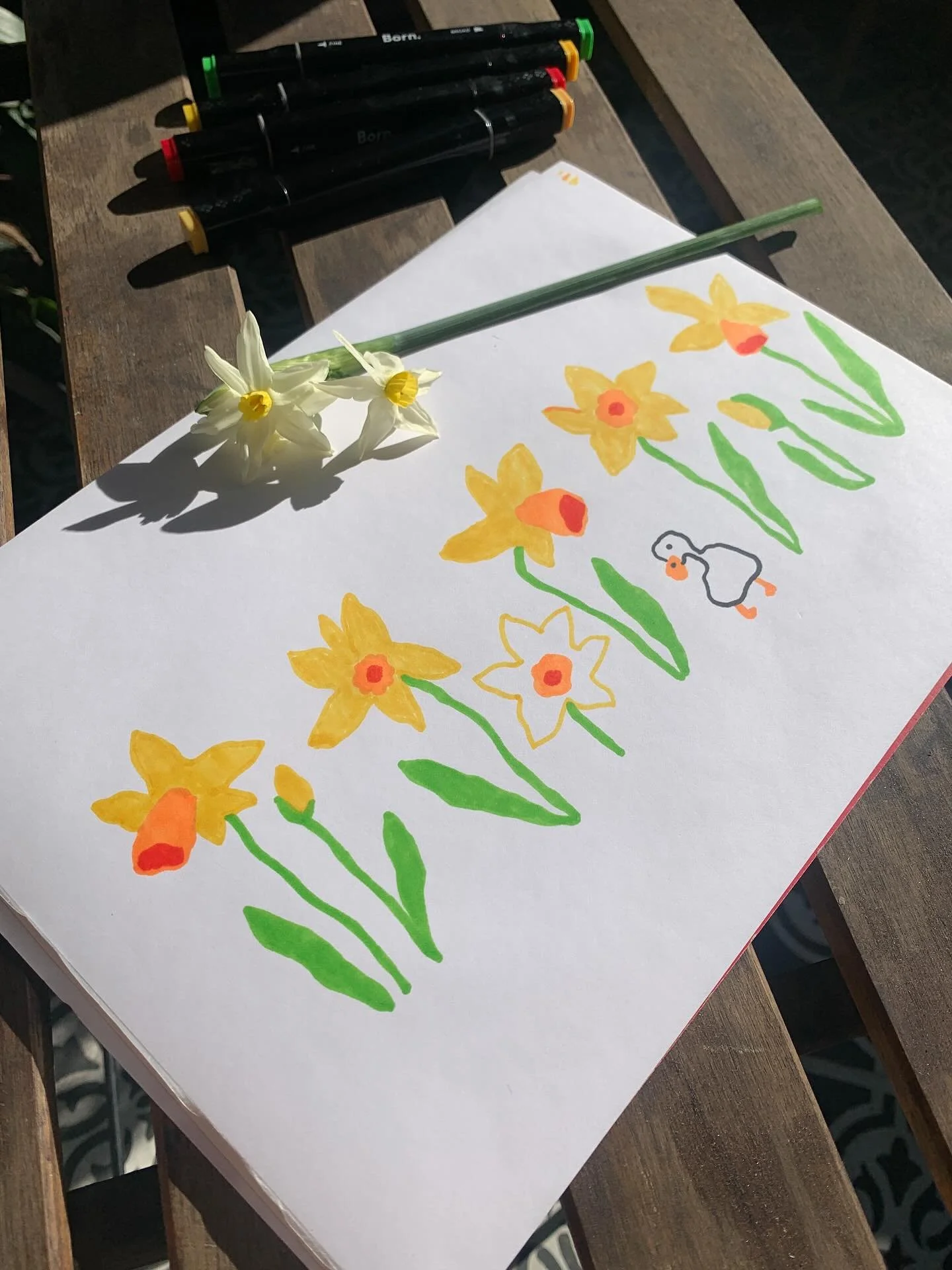 Spring is coming and my favourite flower is blooming ☀️
.
.
.
.
#drawing #flower #jonquille #new #spring