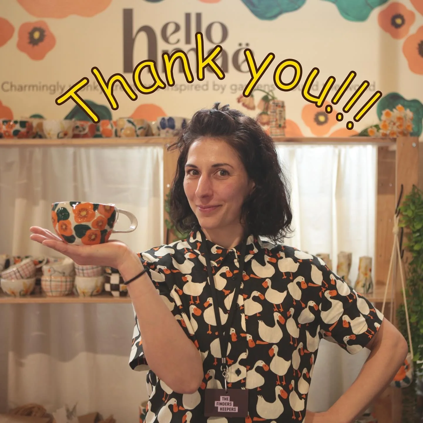 Still buzzing from the weekend @thefinderskeepersmarket ✨

Thank you so much to everyone who stopped by - new faces, familiar faces, lovely chats, and lots of laughs. It honestly means the world! 💕
A big thank you to @thefinderskeepersmarket for hav