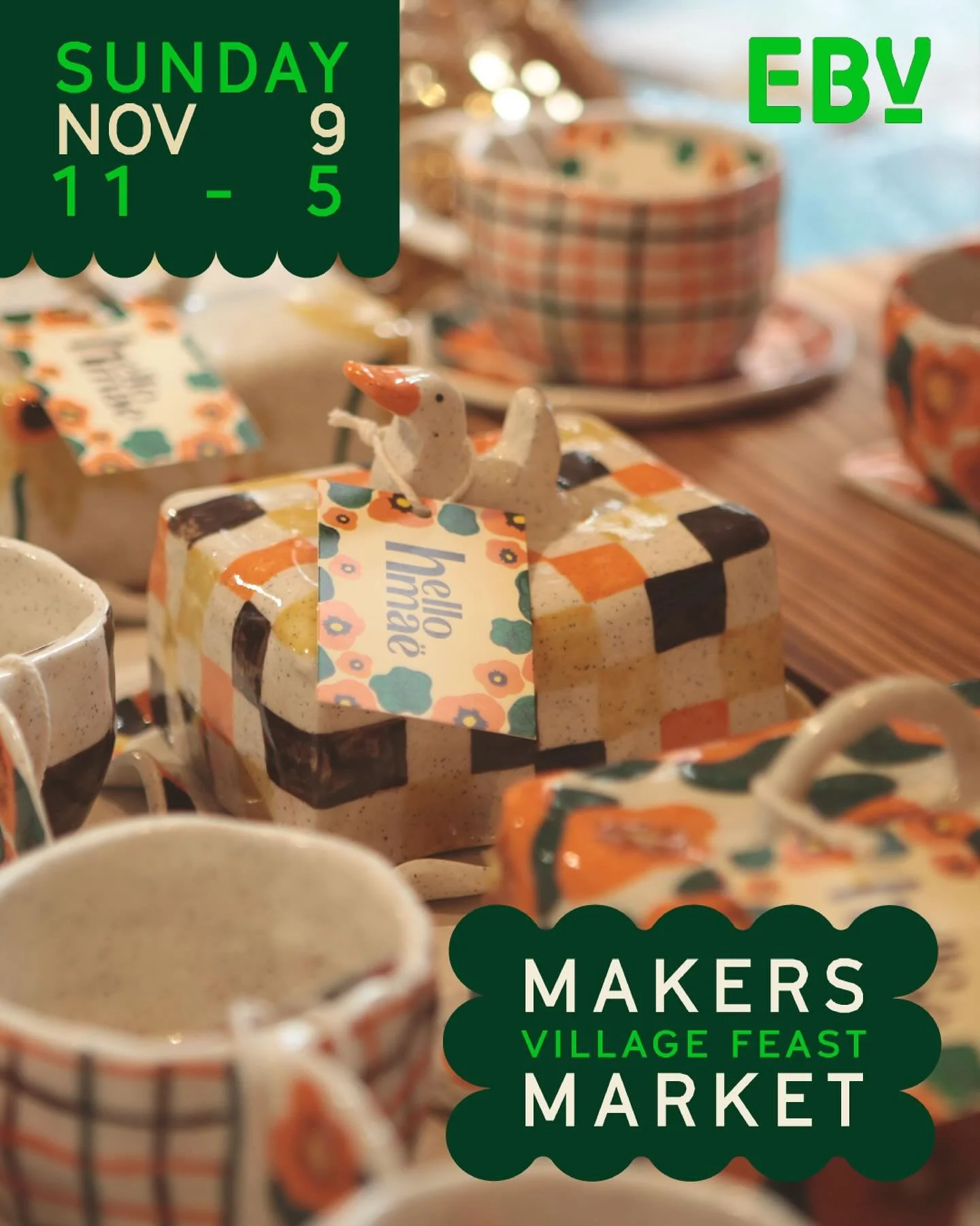 ✨New market coming up! 💫

Saturday 9th of November, I&rsquo;ll be @east_brunswick_village market (Bluestone Way, East Brunswick) with all my ceramics, textiles, accessories and clothing 💛

This one is extra special - it coincides with the Village F