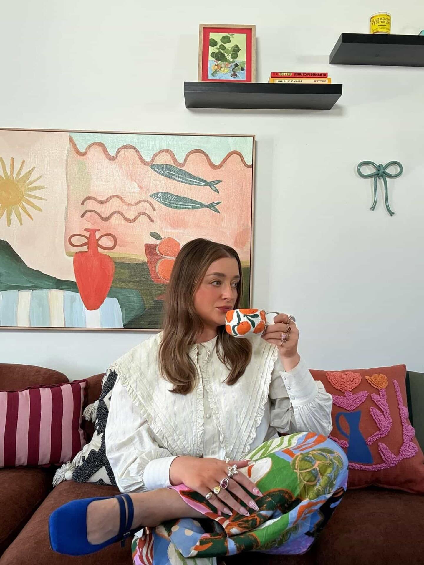 When @elbeefrivolousfashion styles your cup 🍊
Feeling very grateful 🧡