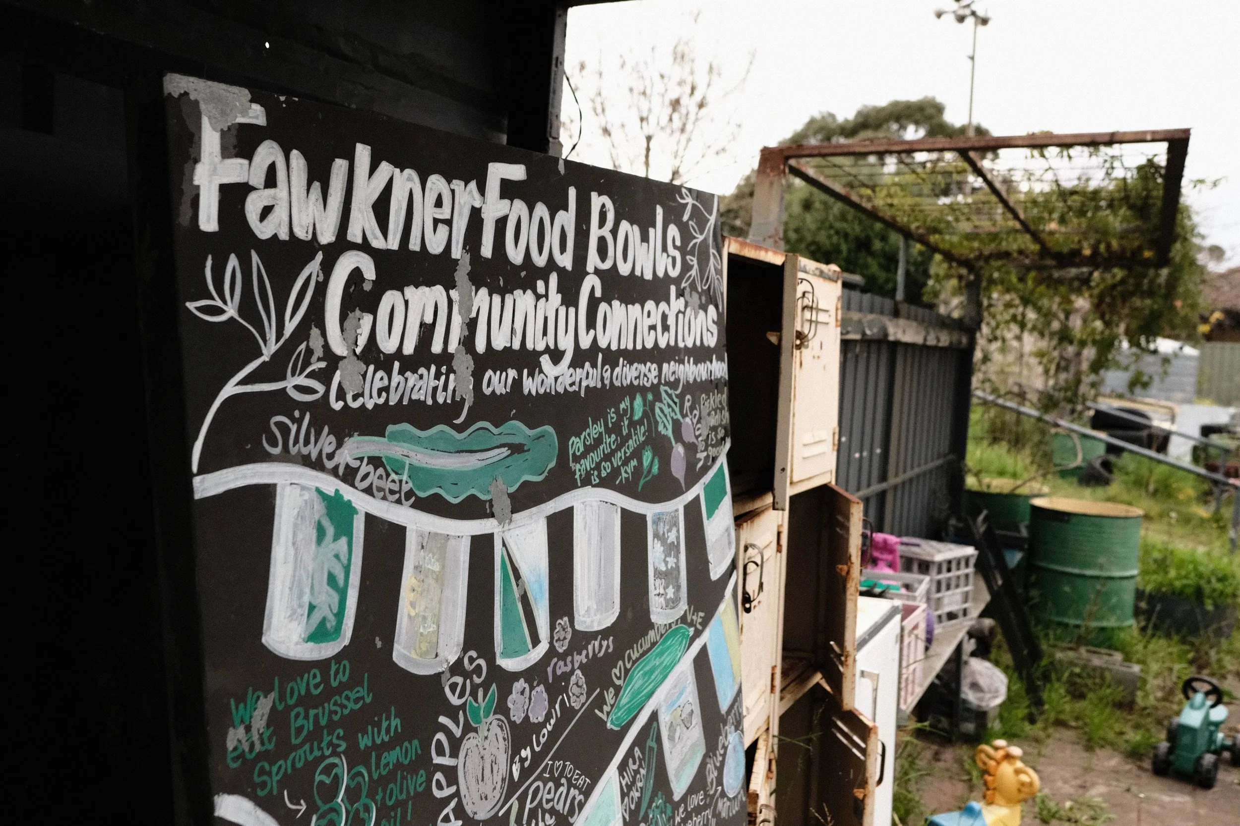 This collection began on a sunny afternoon at Fawkner Food Bowls, a community garden in Melbourne&rsquo;s north where people grow, share, and enjoy food together. 

After a chance conversation, my daughter and I found ourselves around a long table se