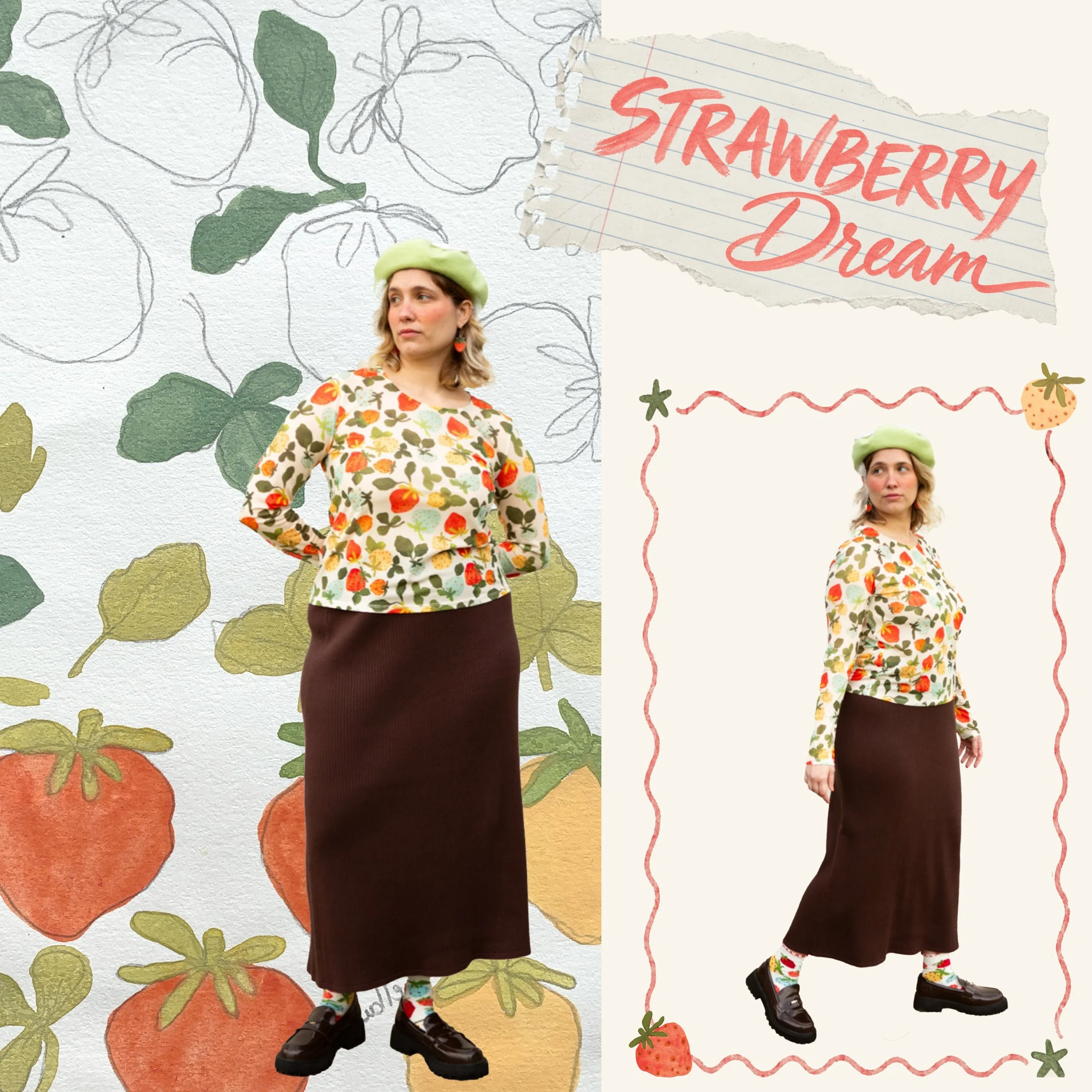 A little garden party, from tops to toes 🌸🍓
Strawberry Dream and Flower Daze are here to add a little colour to the last days of winter.

Which print is your favourite? 💫
Available online size 8 to 20!

Models : @iimeeplazaa @lea_combres 
MUA : @b
