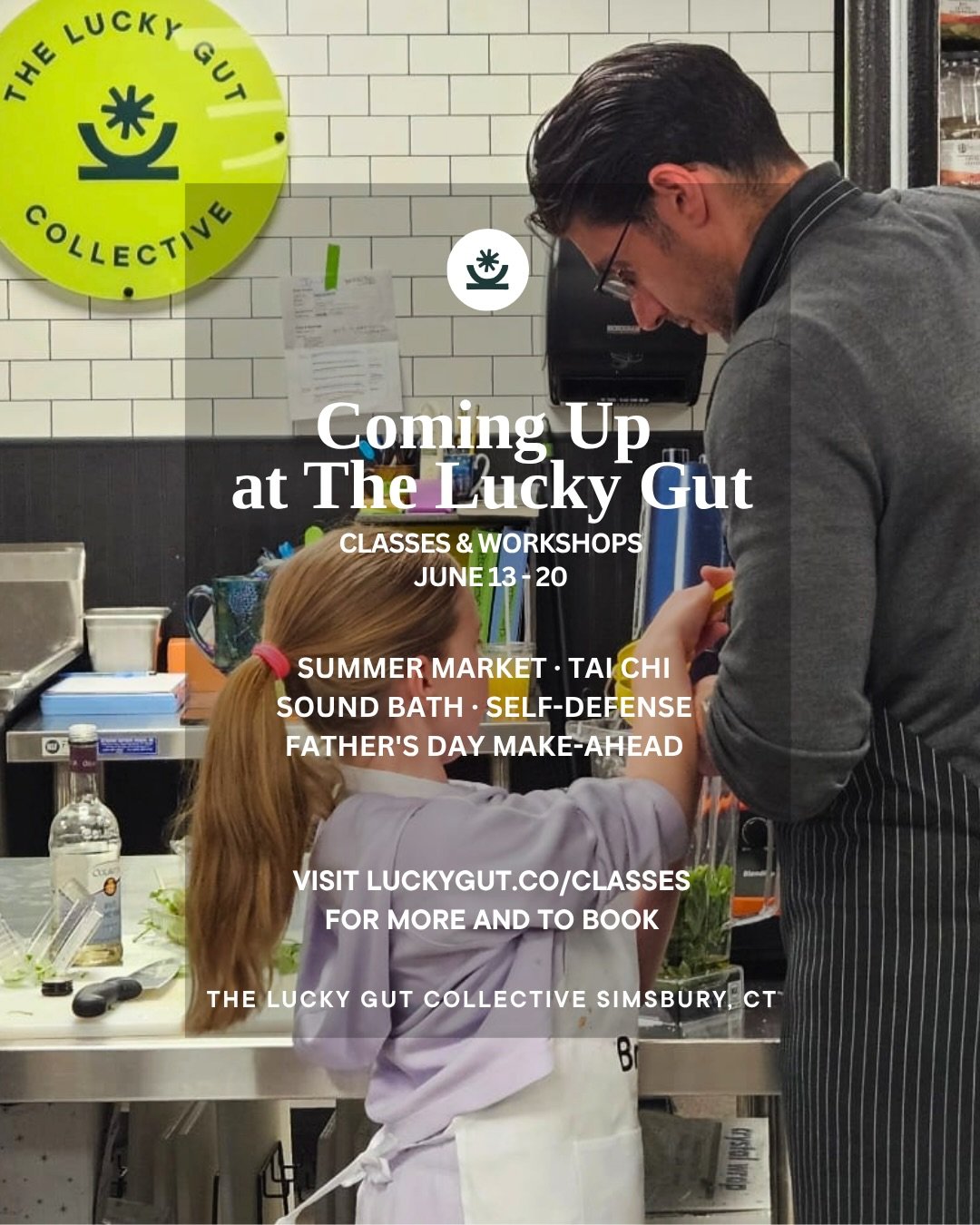 Summer is almost here and this week knows it. 

Self-defense, freezer meals for the grill, a new moon sound bath, Tai Chi, a market full of local vendors and live music, and a Father&rsquo;s Day breakfast kids can help make. Movement and nourishment 
