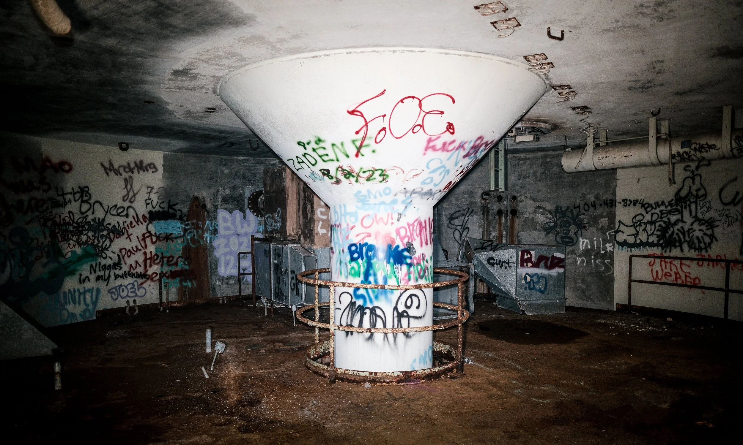Inside the Command Center of an Atlas F ICBM Silo.
