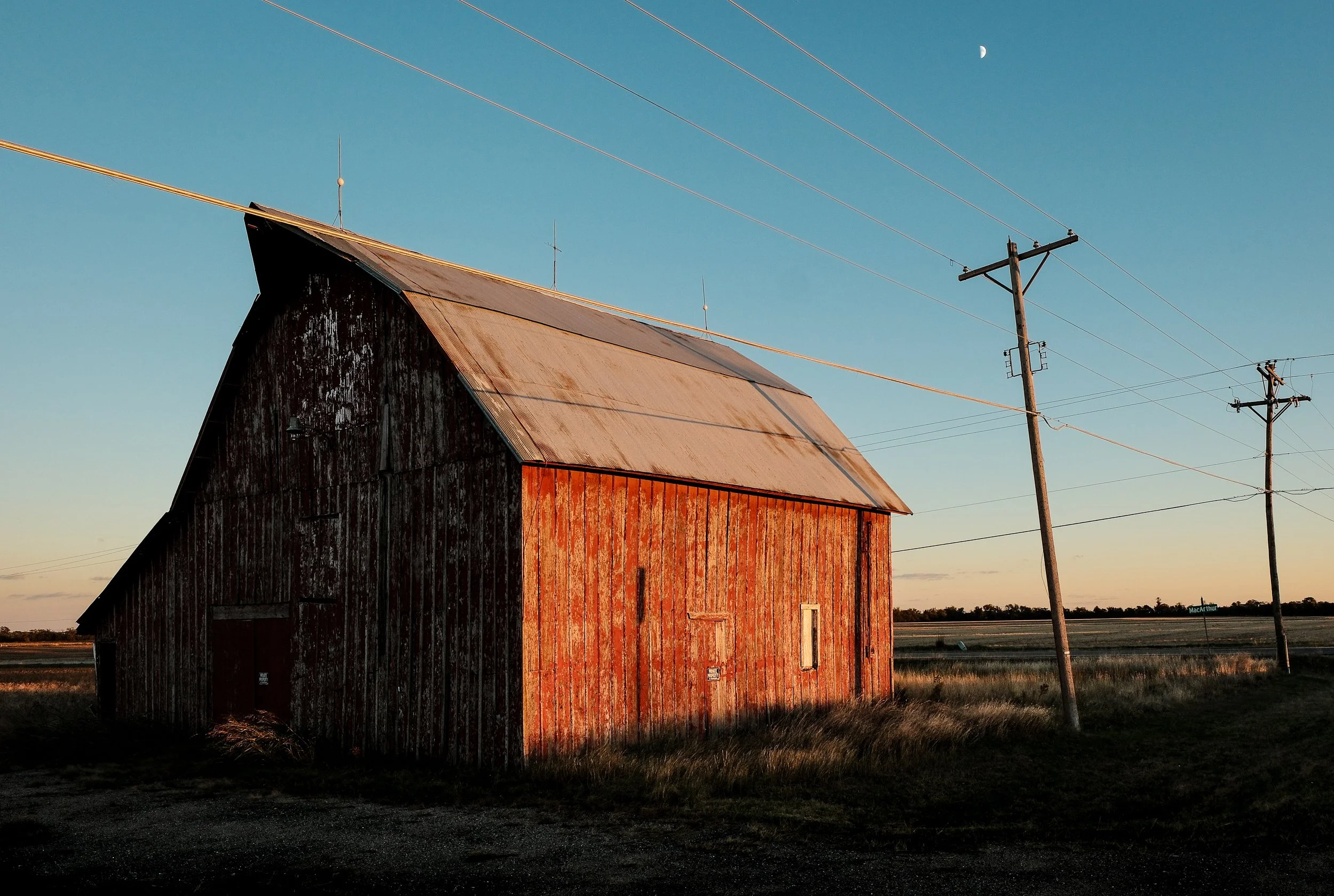 An Abandoned Barn the has Almost Been Swallowed by Wichita as the City Grows Around It.