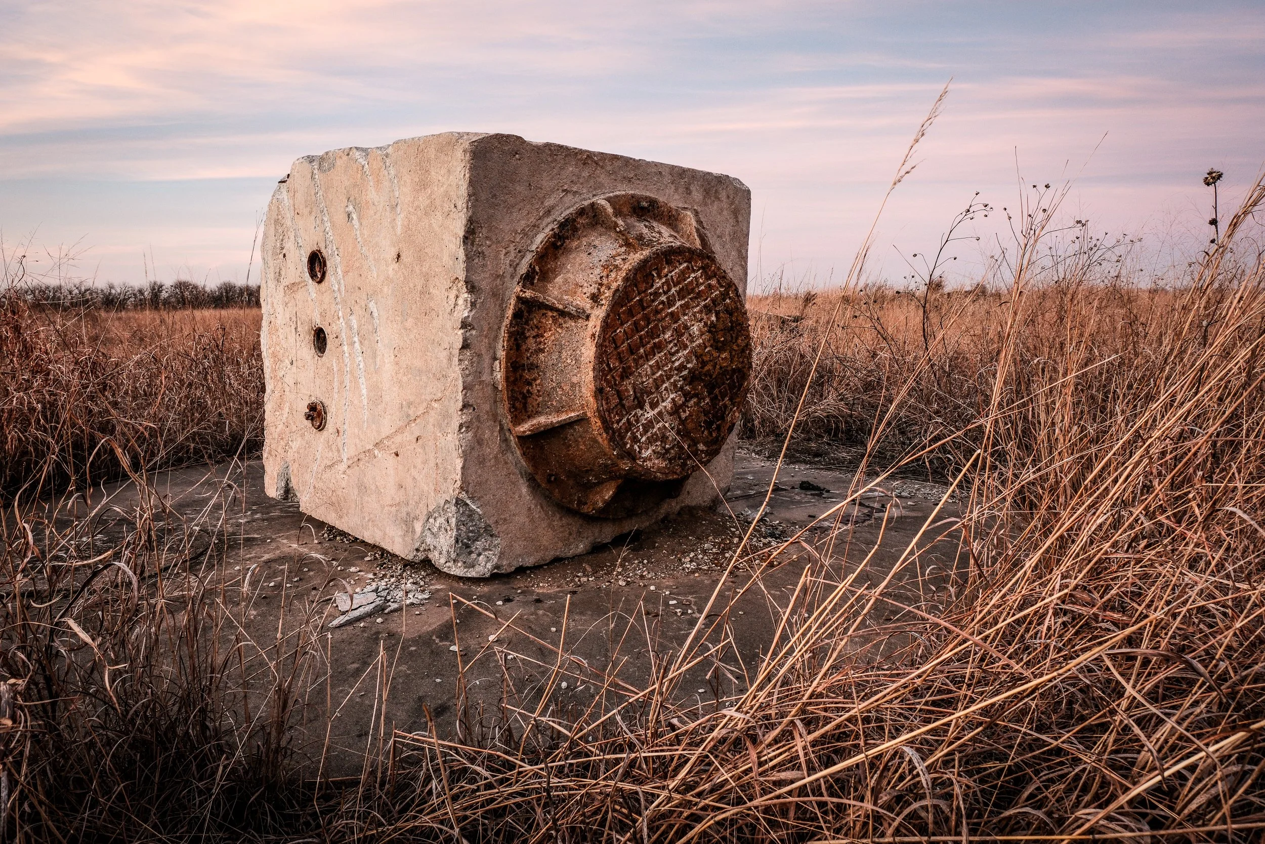 Hatch form a Titan II ICBM Site that was Excavated in 2024.