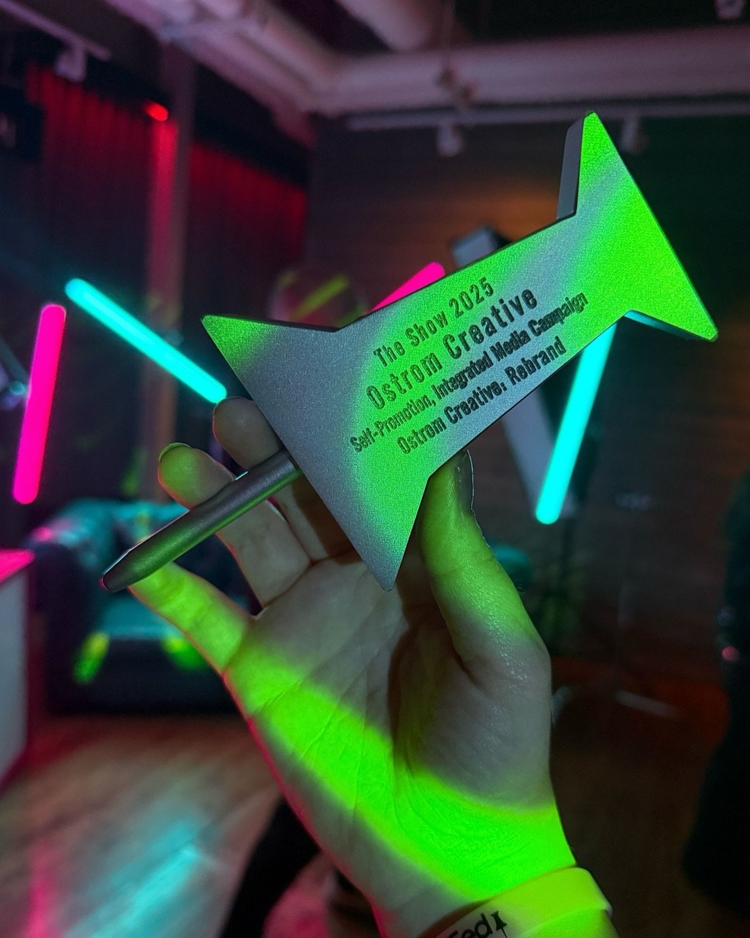Congrats to the Ostronauts&trade;! In the hotly contested category of Agency Rebranding, Ostrom Creative brought home an @adfedminnesota Silver Pin! Our little shop stood up against some serious heavyweights. Nice work team, keep punching! 🥊🥈🧑&zwj