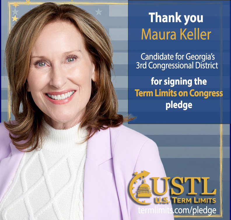 Maura Keller signs term limits pledge