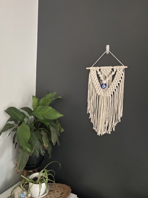 Evil Eye Macrame Wall Hanging