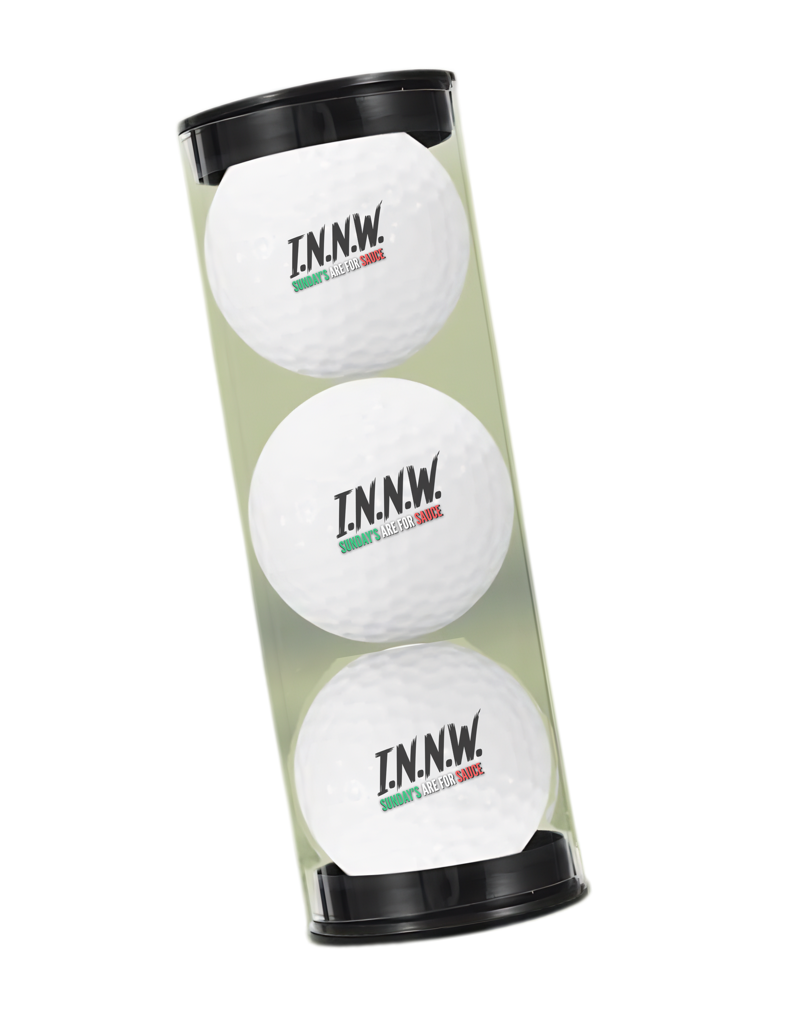 I.N.N.W. Custom Golf Balls (Pack of 3)