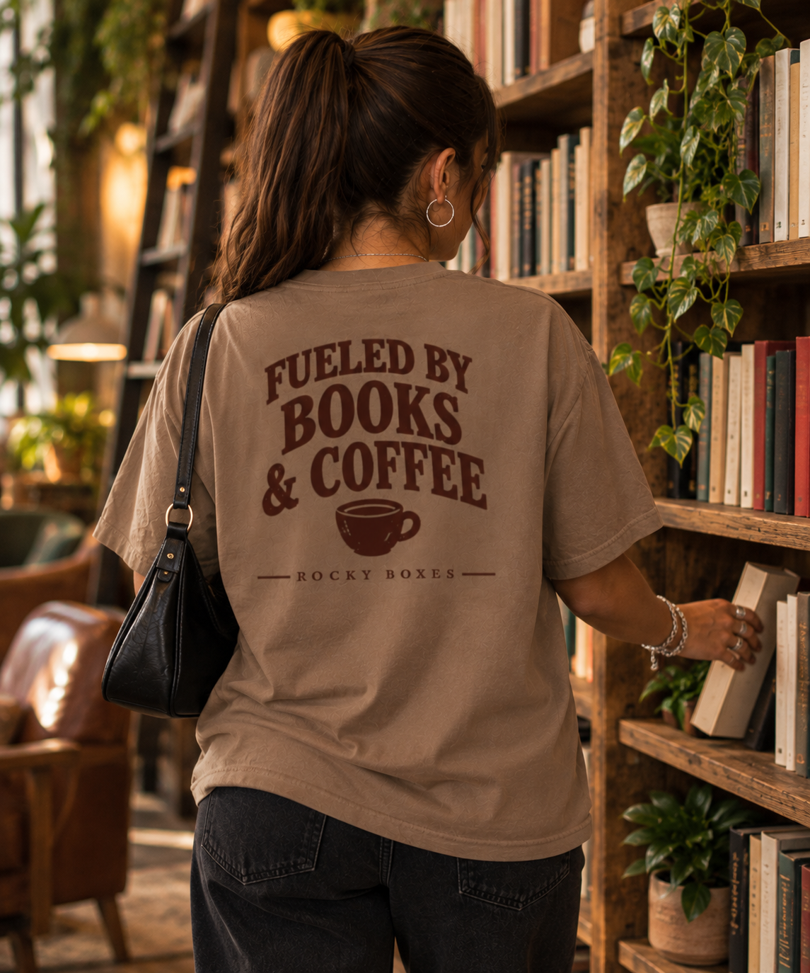 Fueled by Books & Coffee Tee