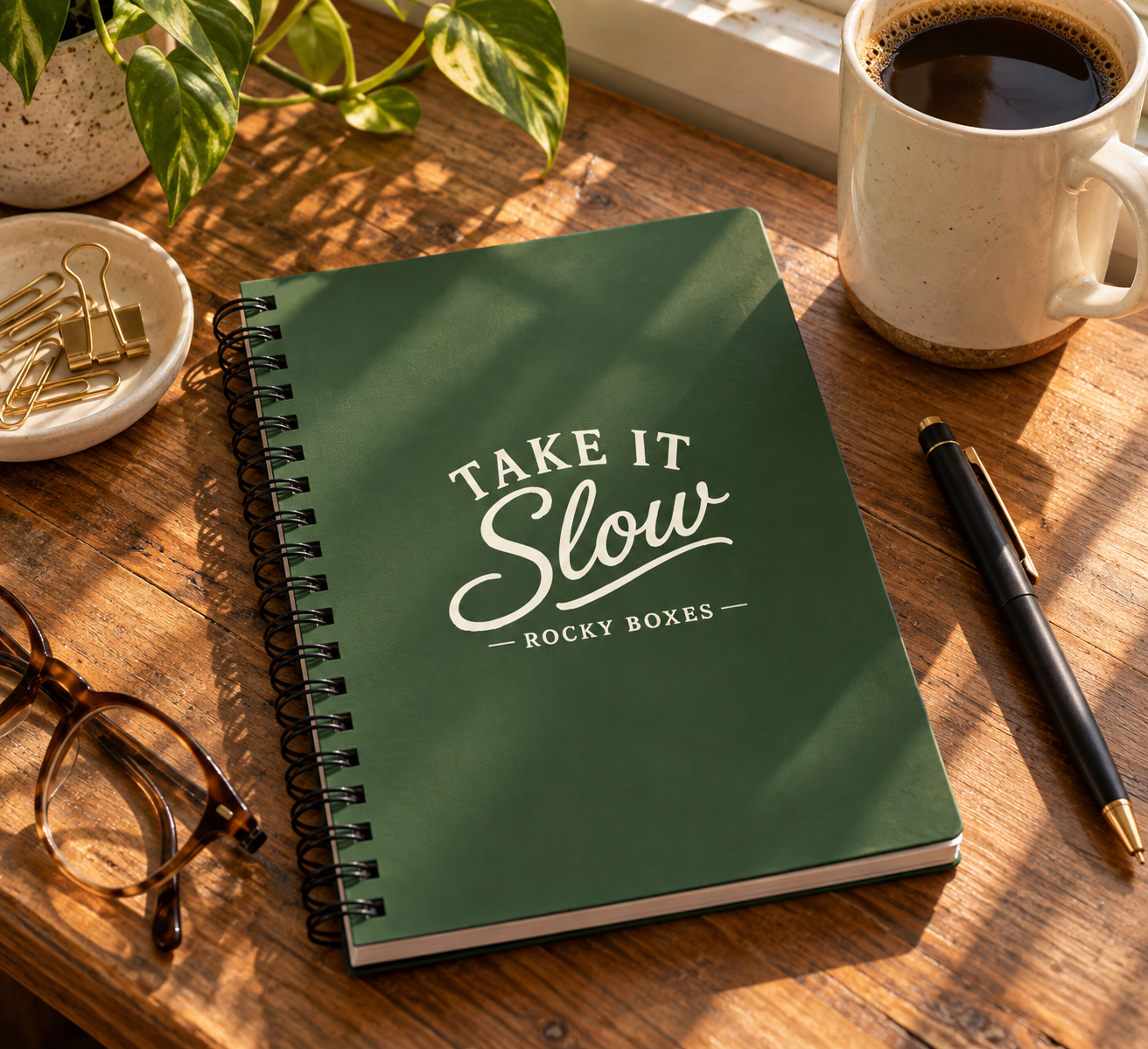 Take It Slow Spiral Notebook