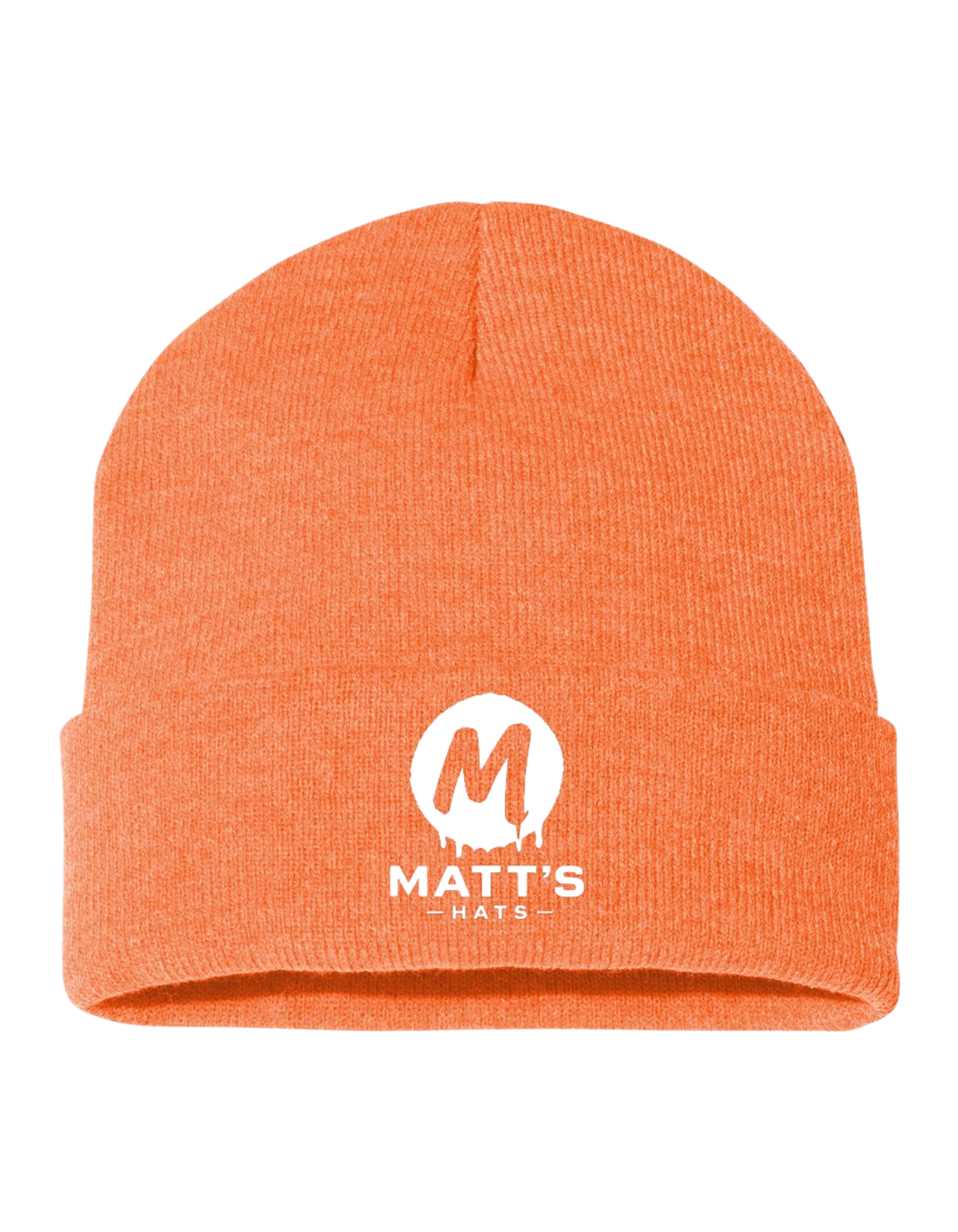MATT'S HATS | BRIGHT ORANGE MATT CAP