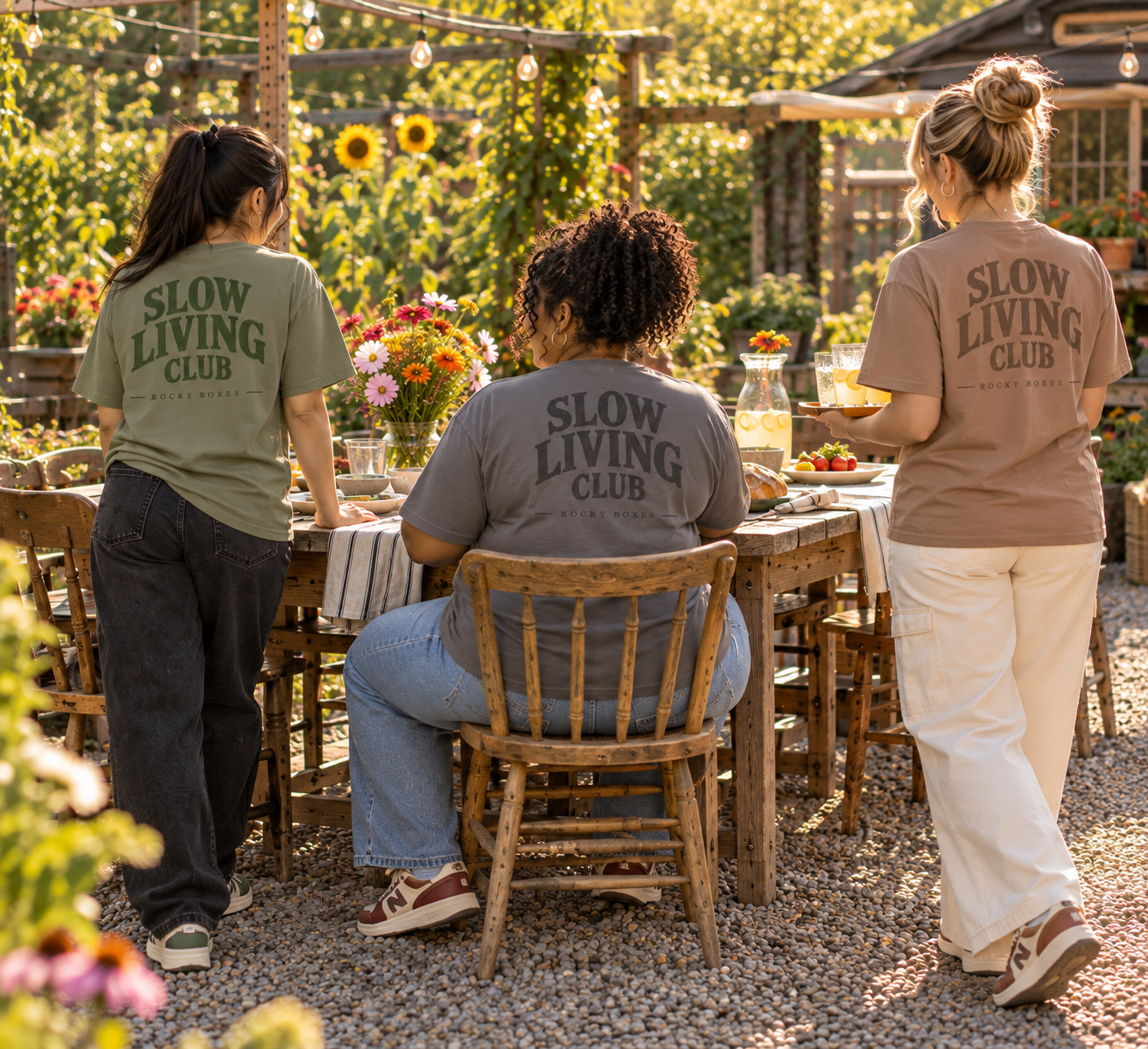Slow Living Club Tee
