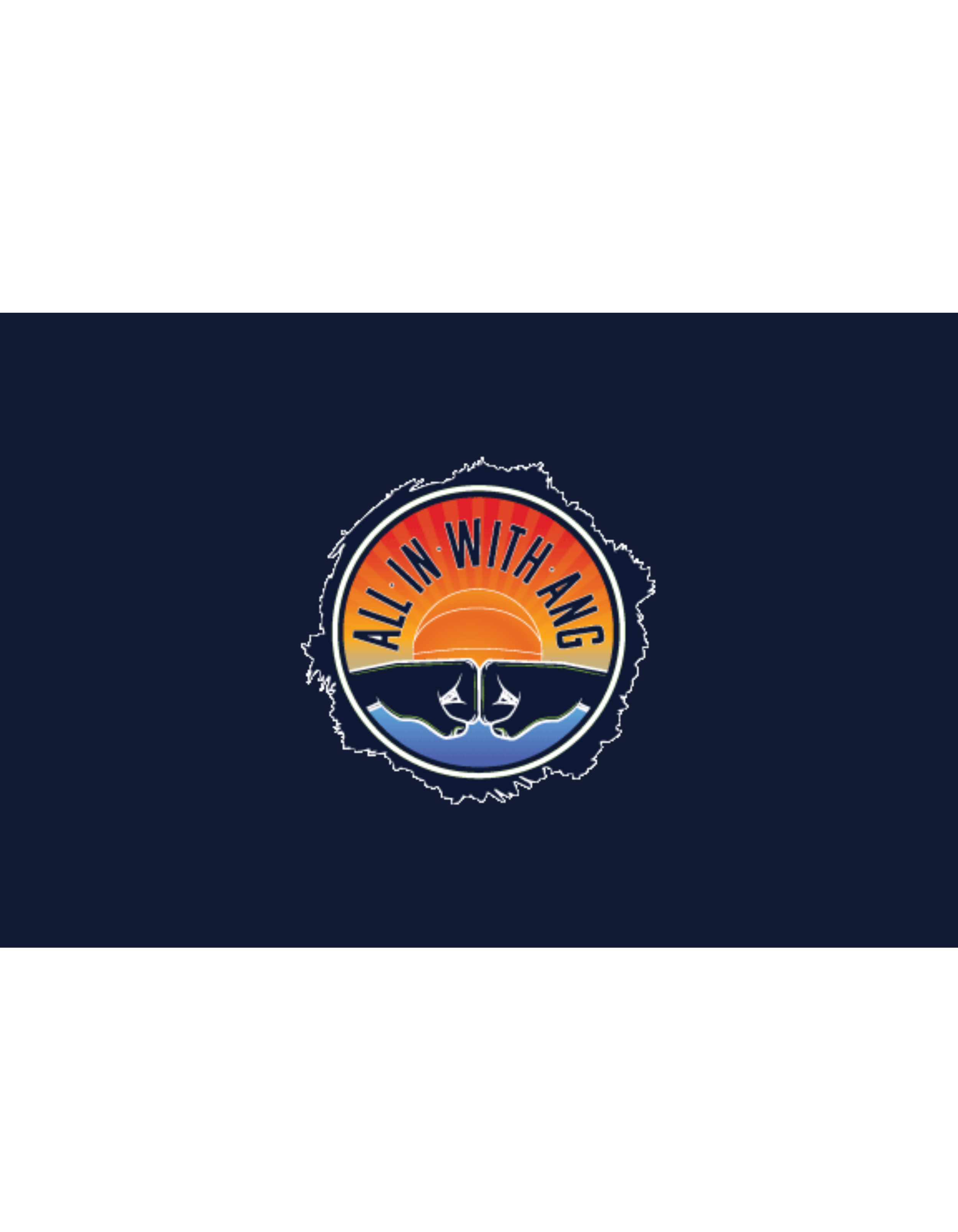 All in with Ang Postcard