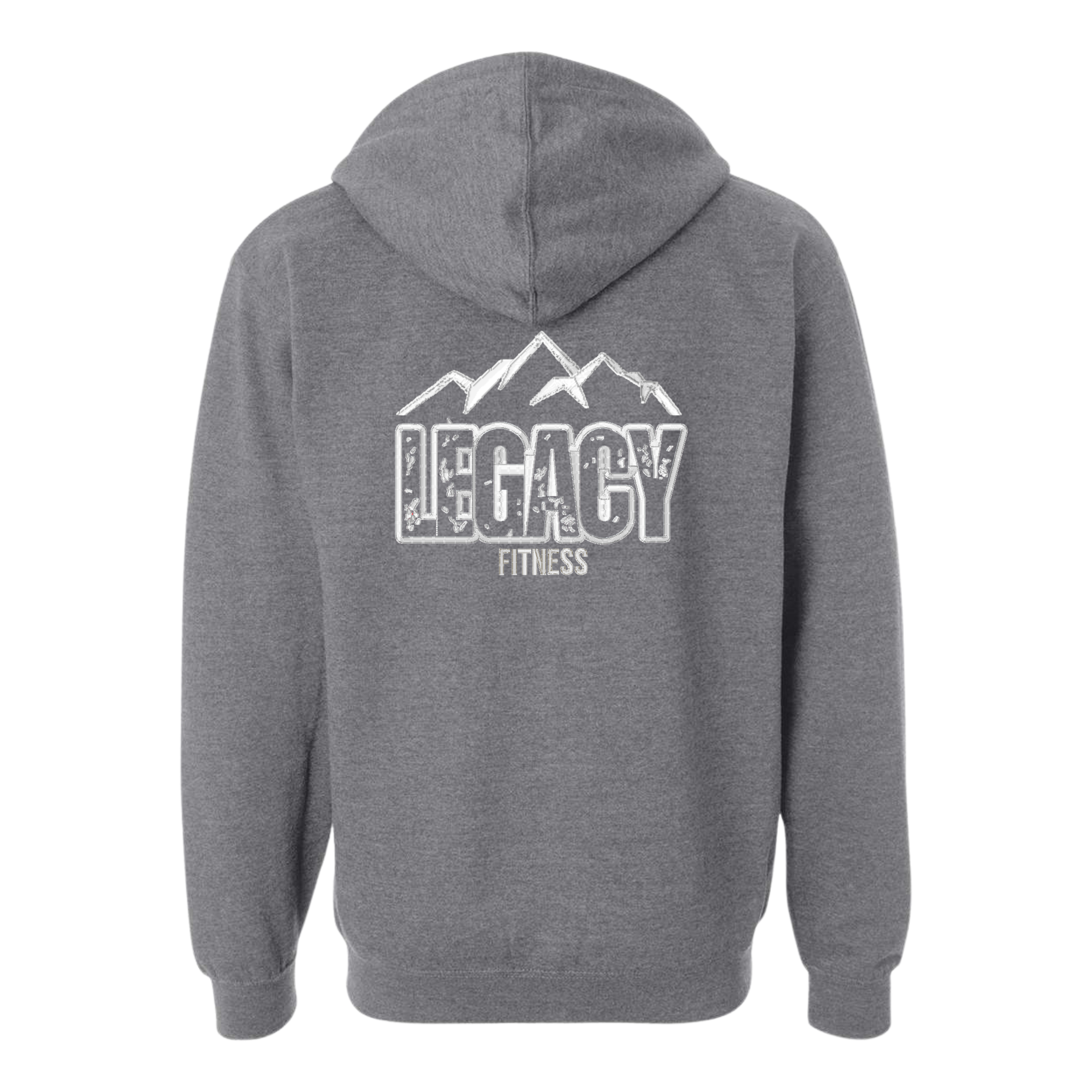 Legacy Zip-Up – Front + Back Outline Design