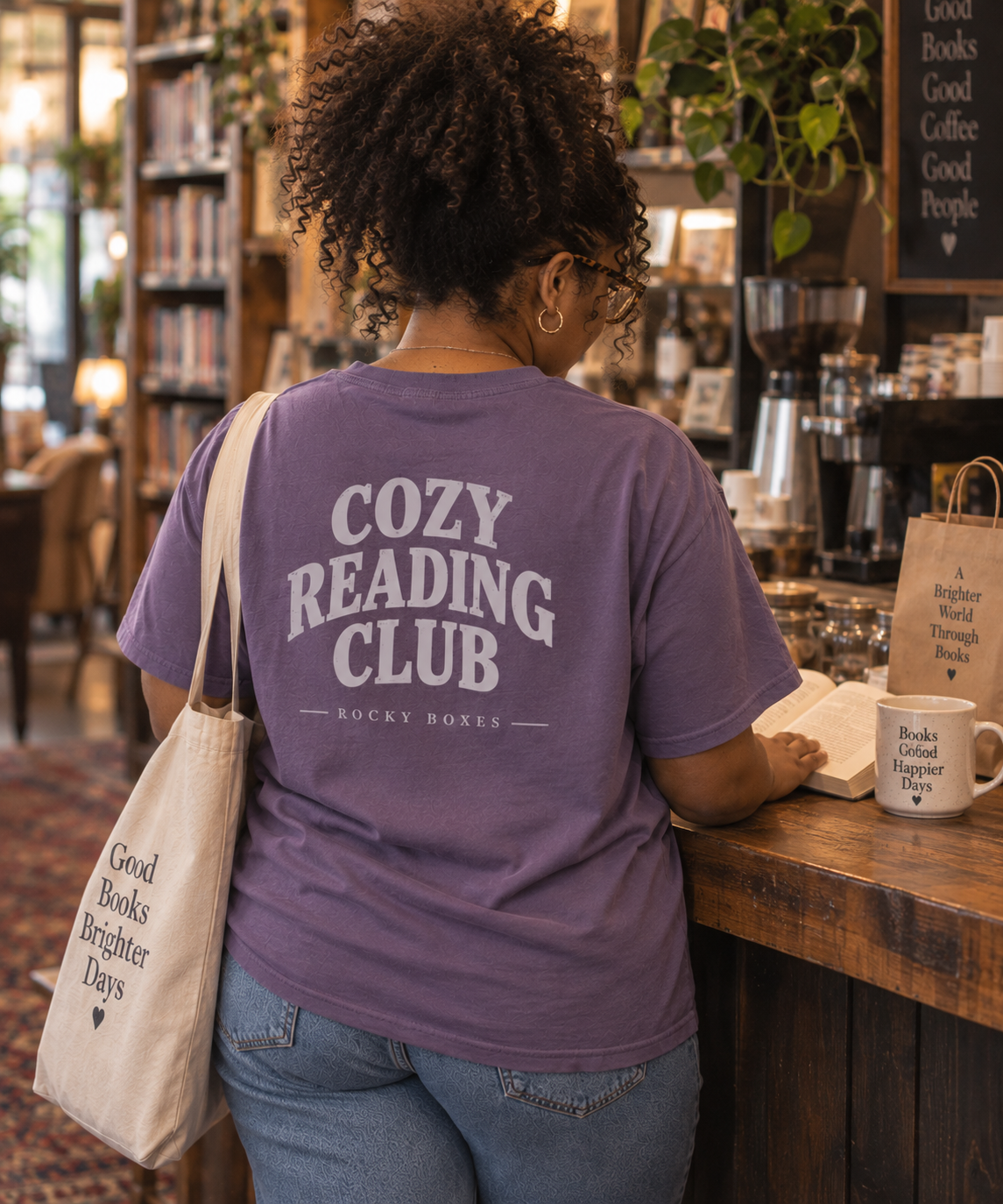 Cozy Reading Club Tee
