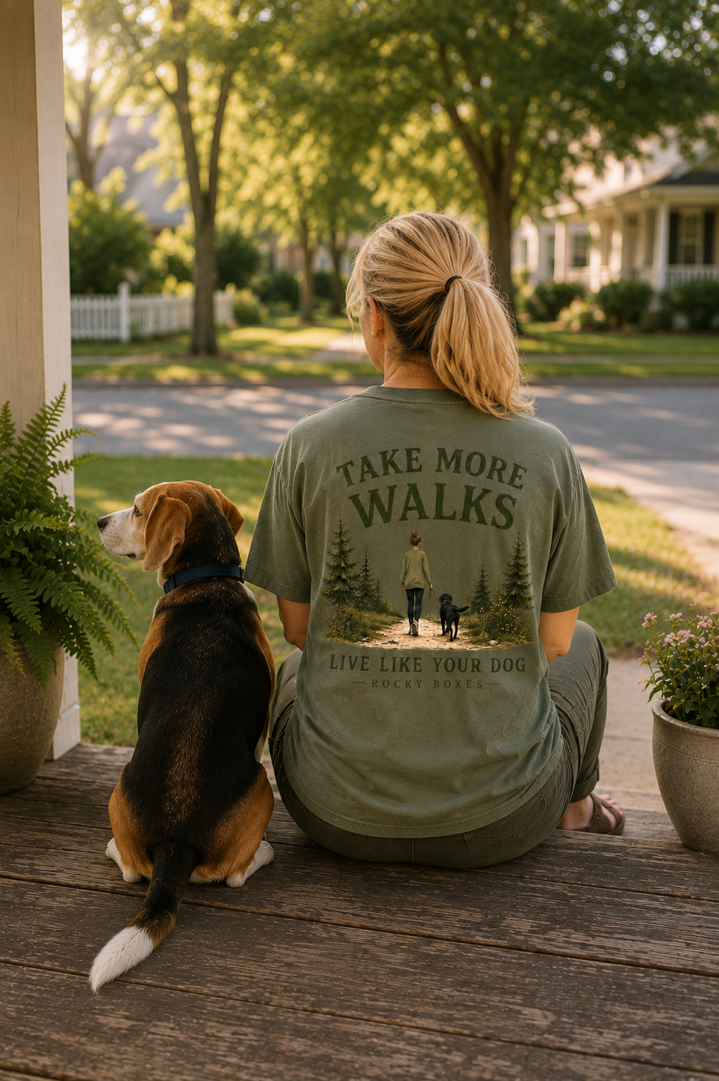 The Take More Walks Tee — Hemp