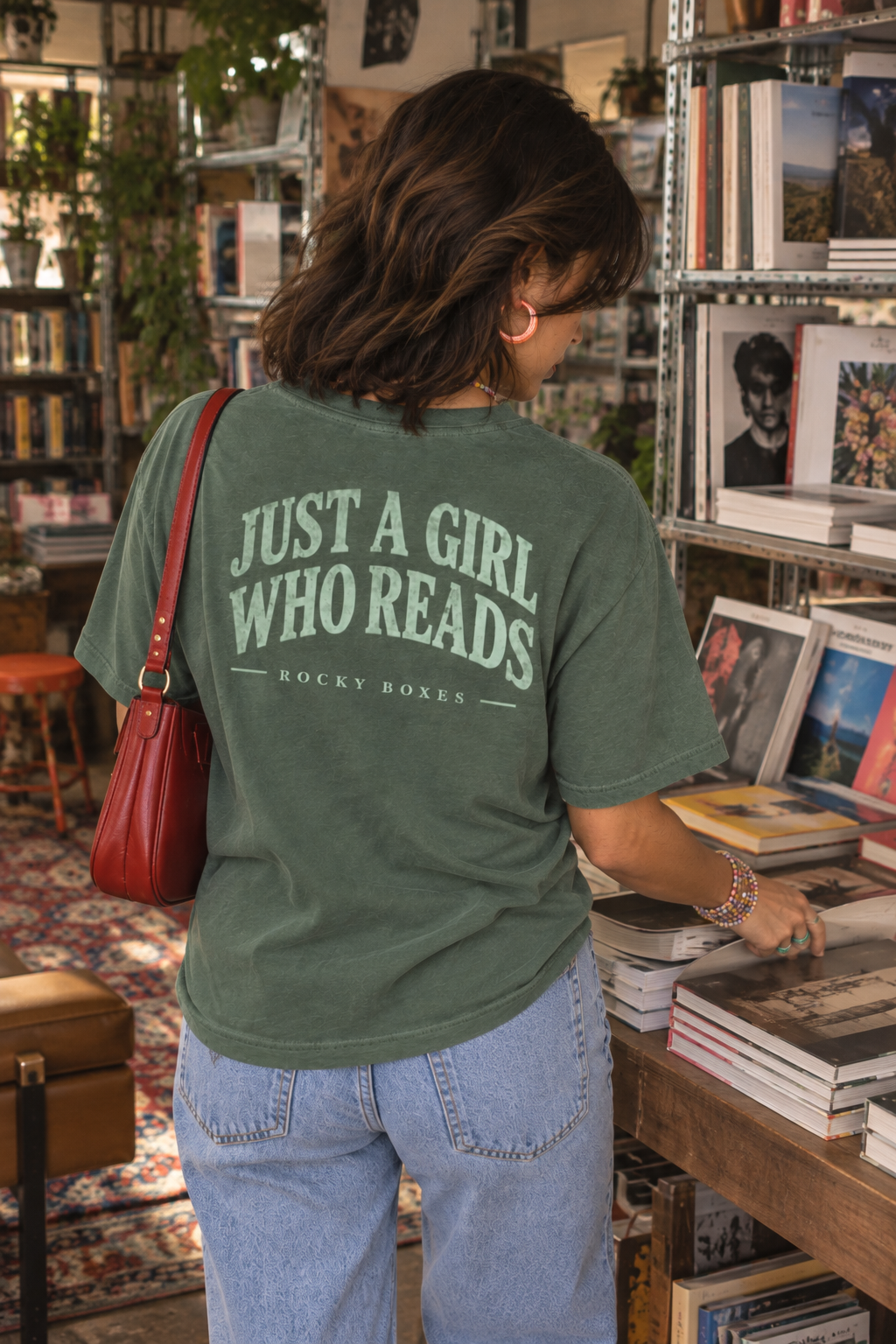 Just a Girl Who Reads Tee