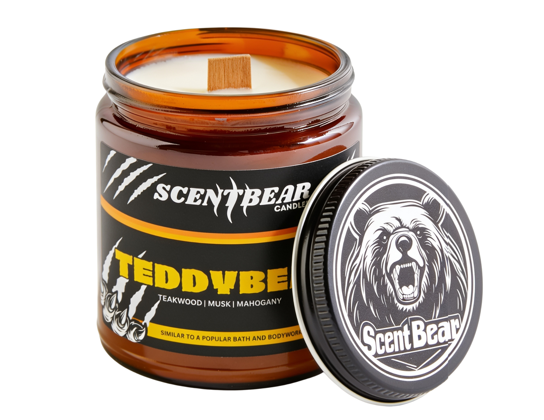 Teddy Bear Candle