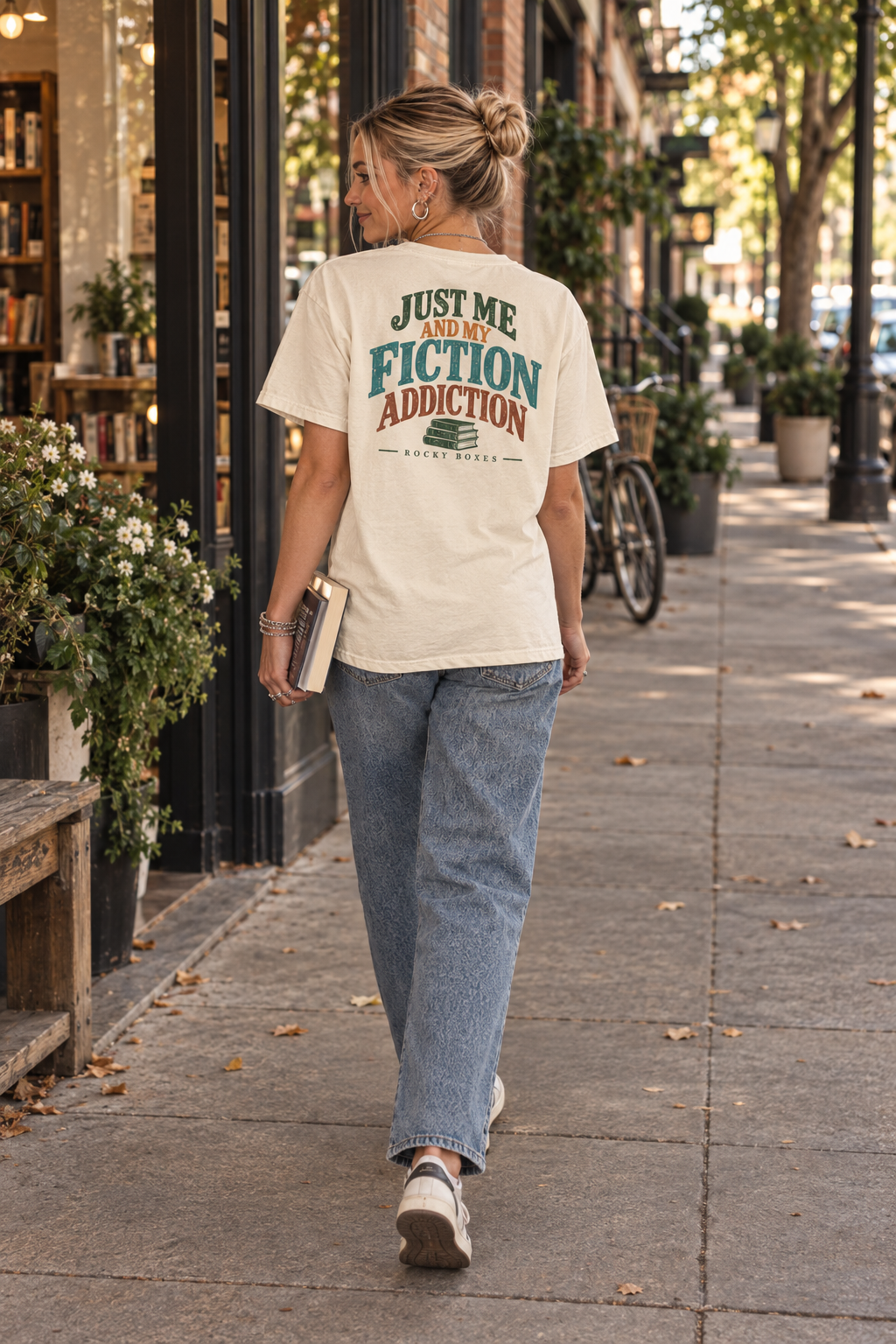 Just Me and My Fiction Addiction Tee
