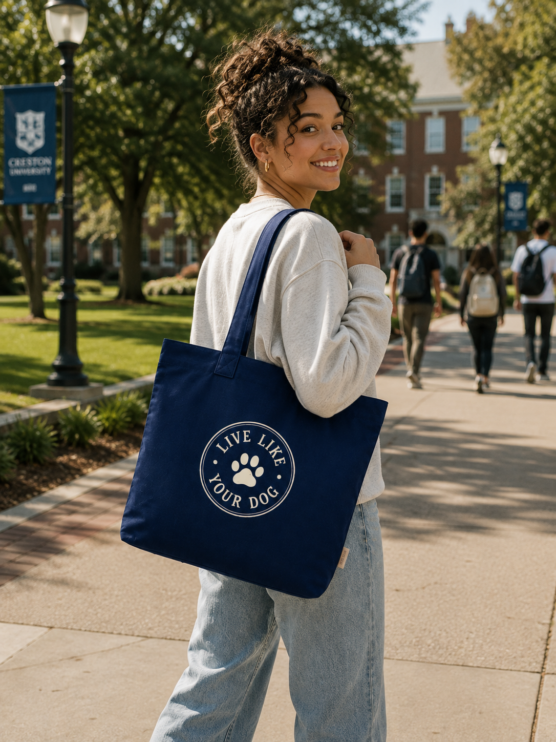 Live Like Your Dog Tote