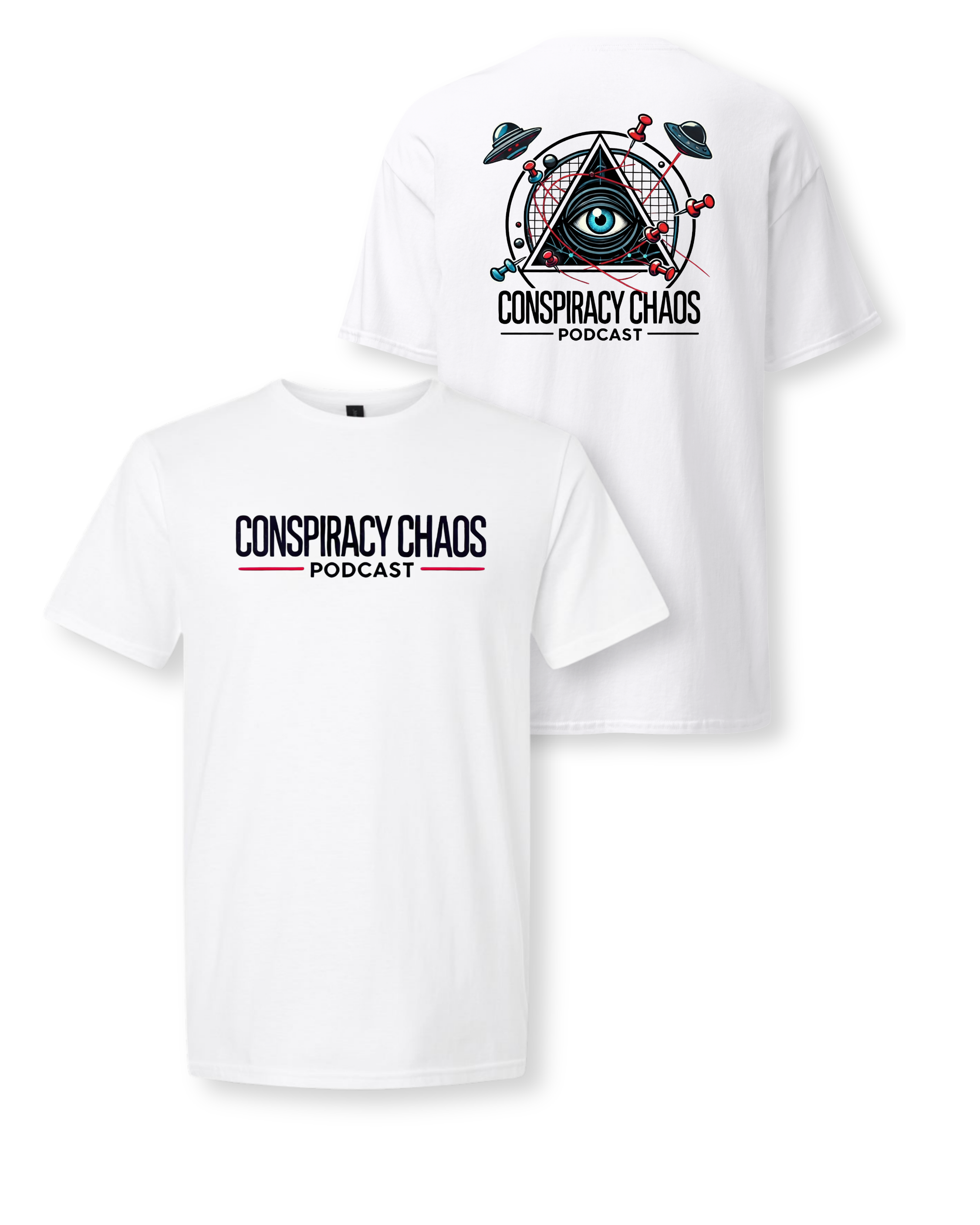 Conspiracy Chaos Signature Logo Tee