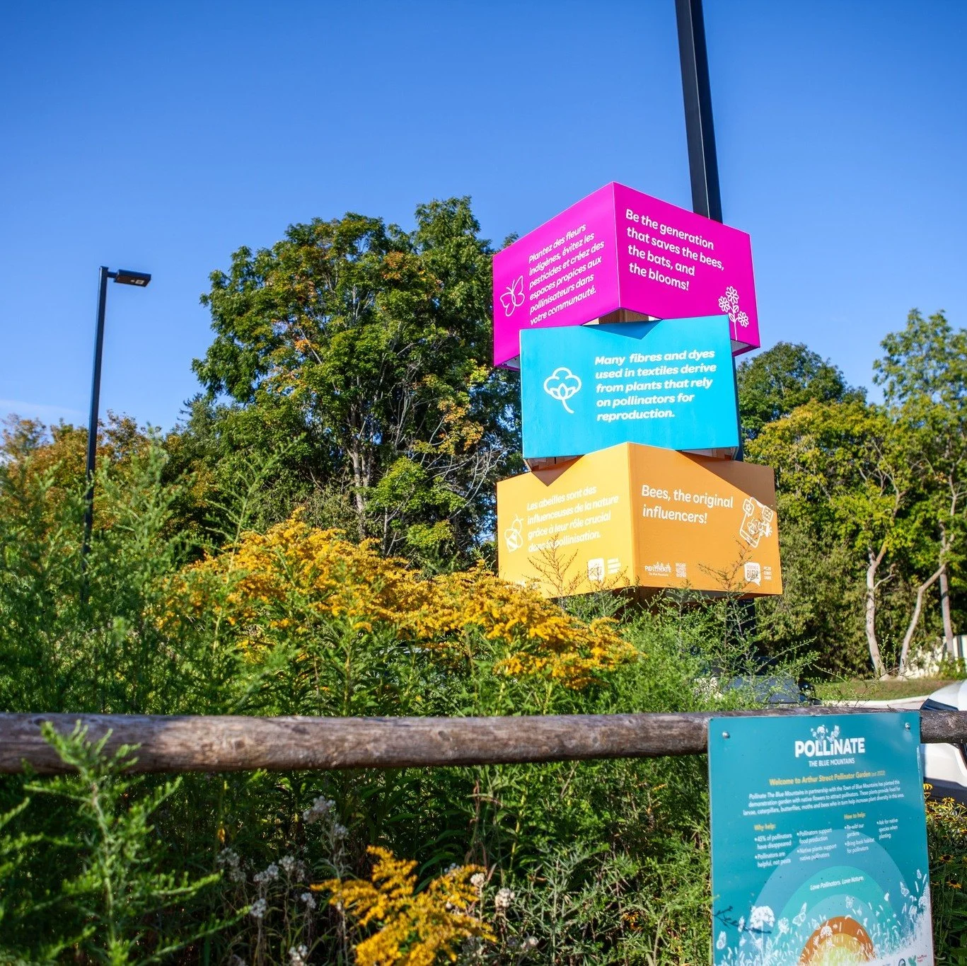 Just like native blooms attract bees and butterflies, our colourful signage is designed to catch your eye 🌸🐝

We&rsquo;re on a mission to grow pollinator awareness across our community&mdash;and you can be part of it 🌿

Interested in getting invol