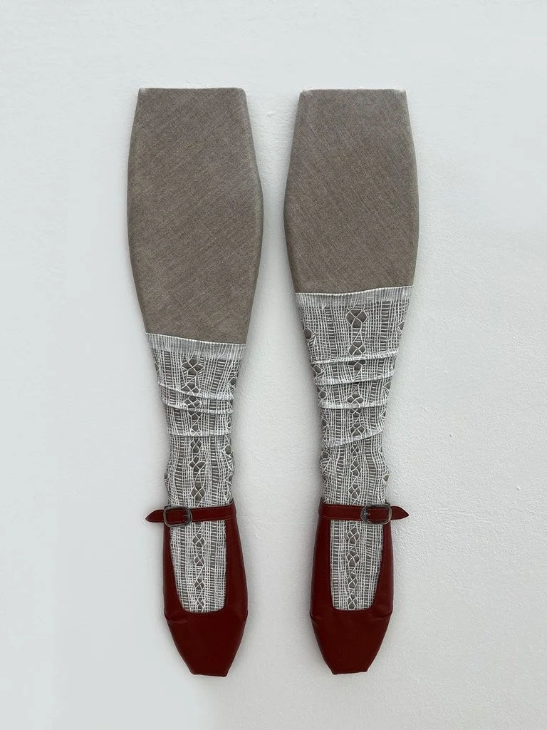 The Initiation, 2025 | Oil and cotton thread on linen