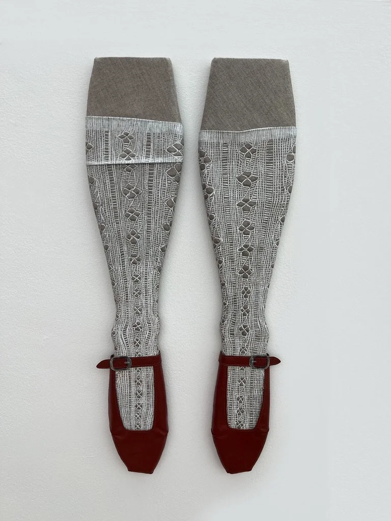 The Initiation, 2025 | Oil and cotton thread on linen