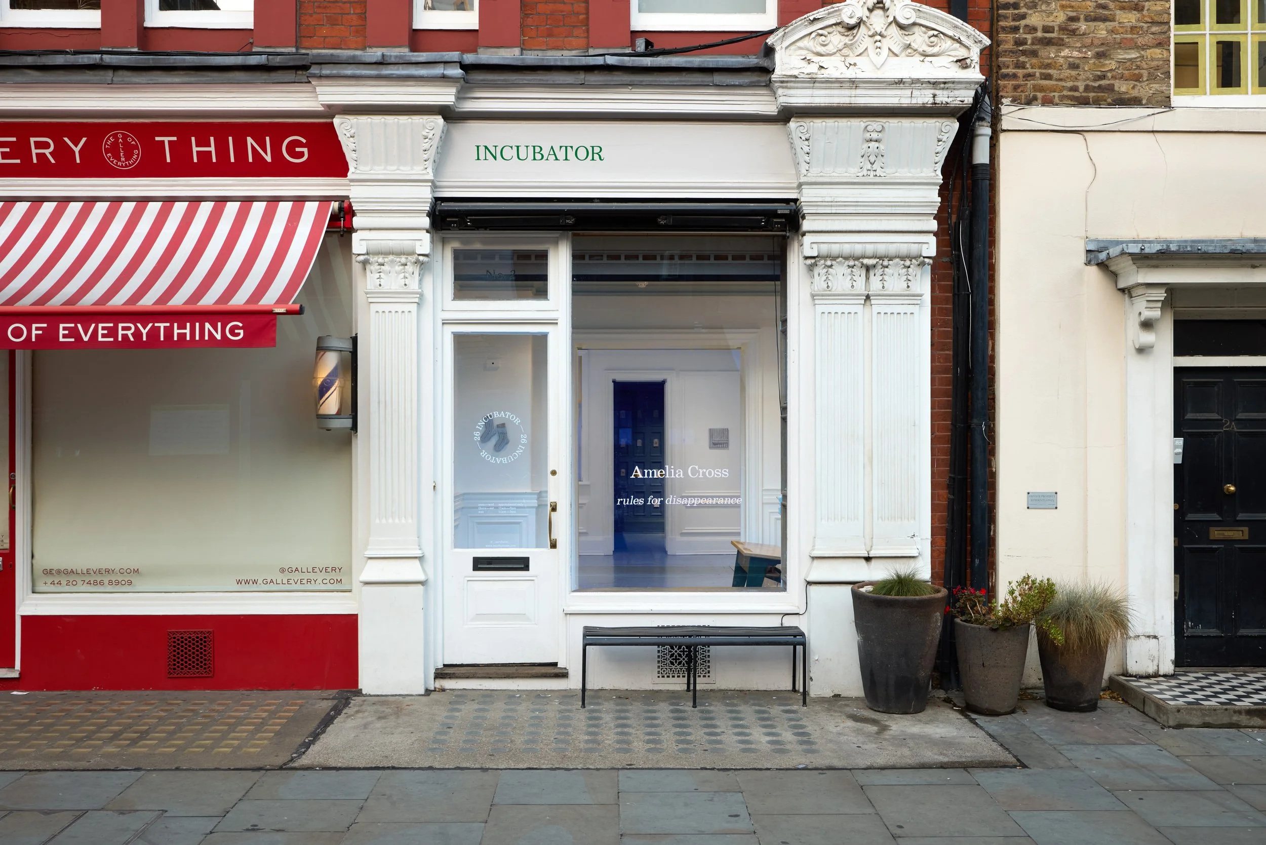 Solo show "Rules for Disappearance" at Incubator Gallery, London | September - October 2026