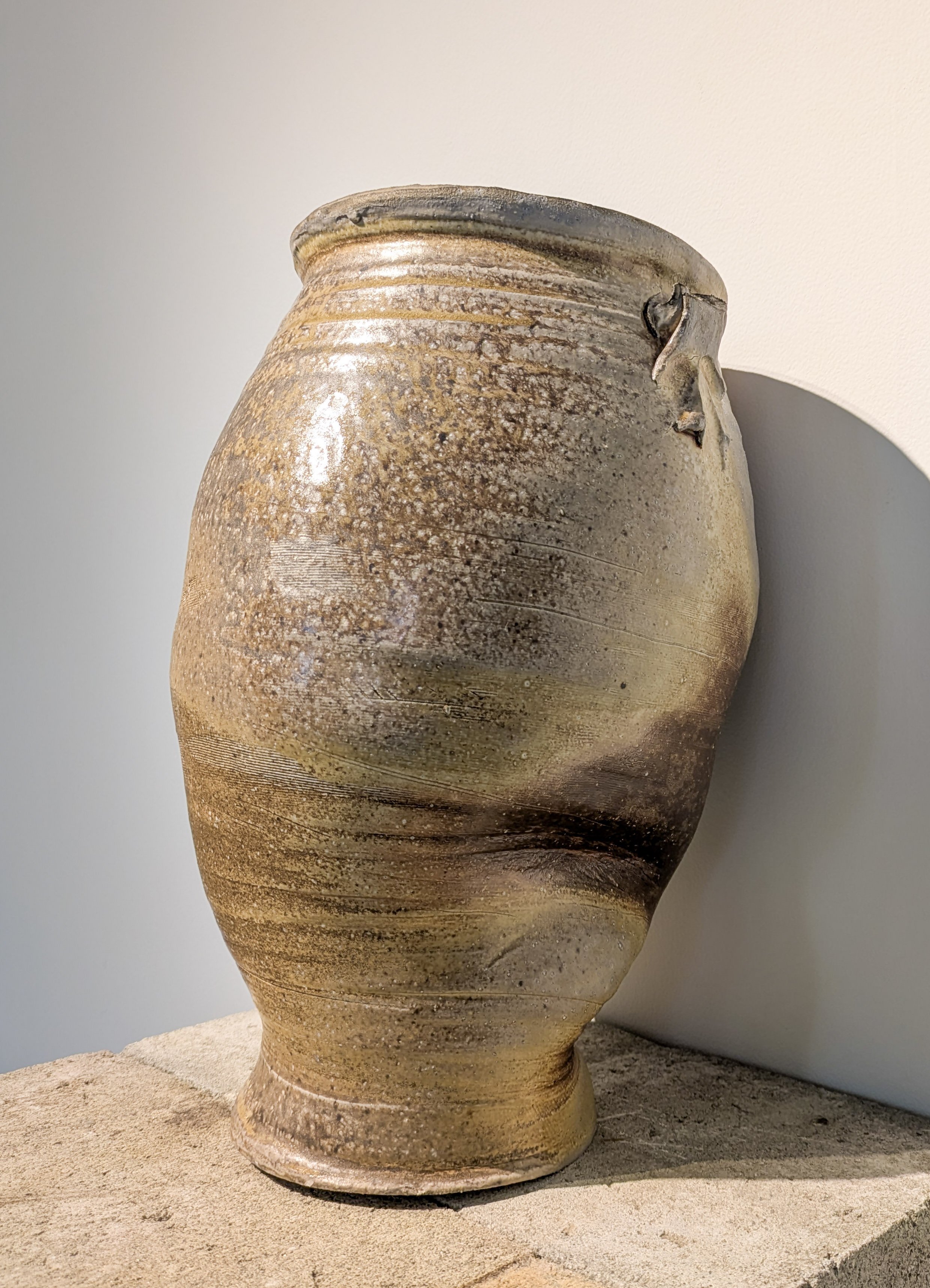 Uneasy, Wood-fired stoneware, September 2025