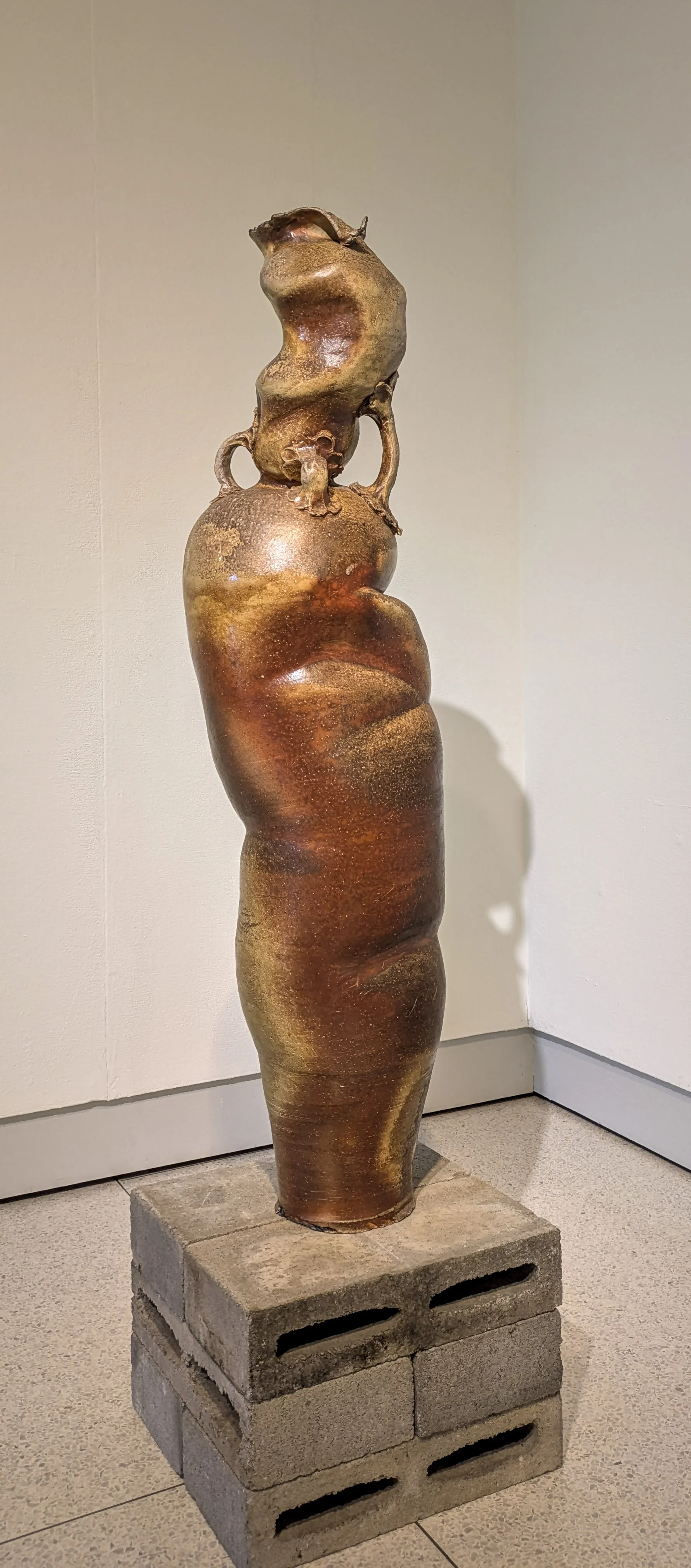 Caught Up, Wood-fired stoneware, September 2025