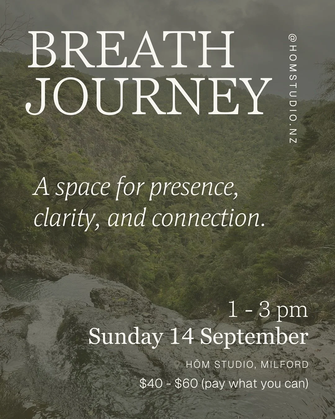 🧹 Did someone say Spring Clean?

Breath is one of the simplest ways to reset your system and clear out some of that mental clutter.

I often describe our lungs as pools of water, and the way most of us breathe in our everyday lives as a gentle breez