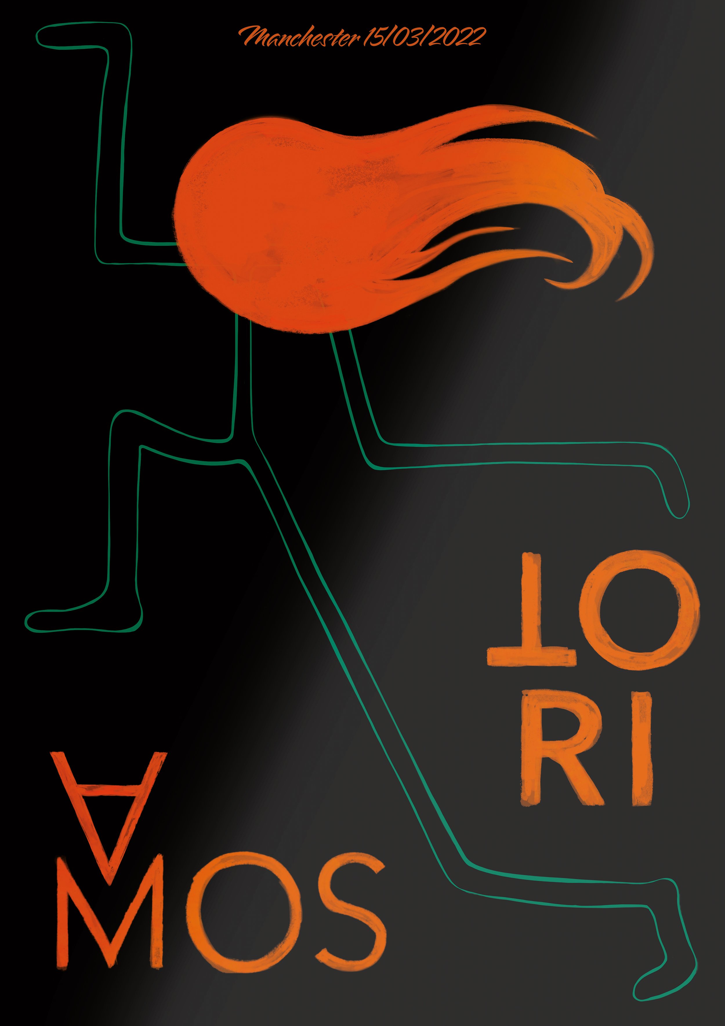Personal tribute poster created in honor of Tori Amos, inspired by attending her concert for the first time, version 01.
