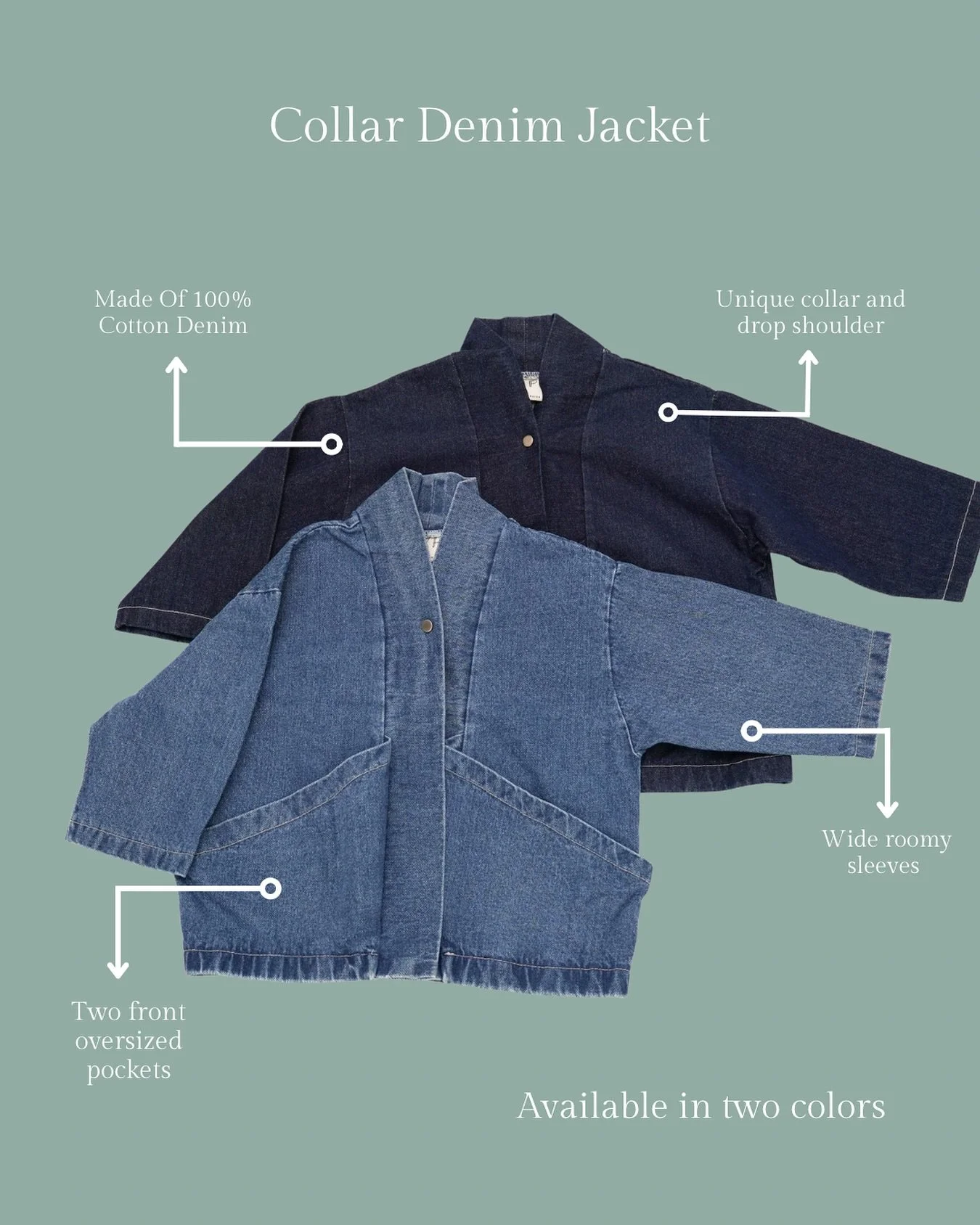 Effortless layers, all year long 💙 Our BEST SELLING relaxed denim jacket features a unique collar, roomy sleeves, and oversized pockets&mdash; Now available in classic Blue Denim and NEW Dark Denim! 

#kidsclothing #kidsfashion #style