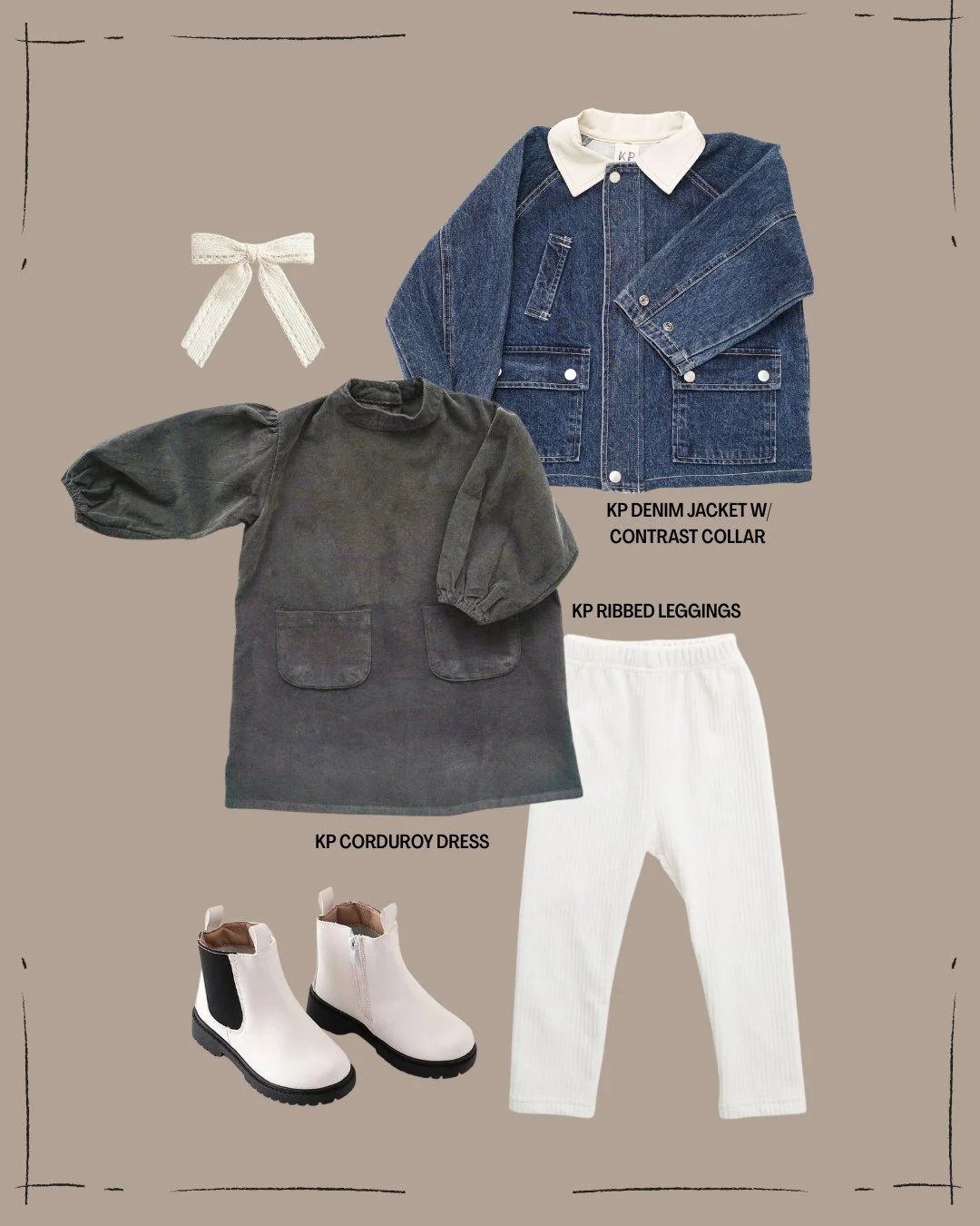 Our fall dress moment 🍂 Styled up, layered down, always comfy. Mix &amp; match inspos to make it your own &mdash; family photo ready!

#khakiandpink #familyphotos #dresses