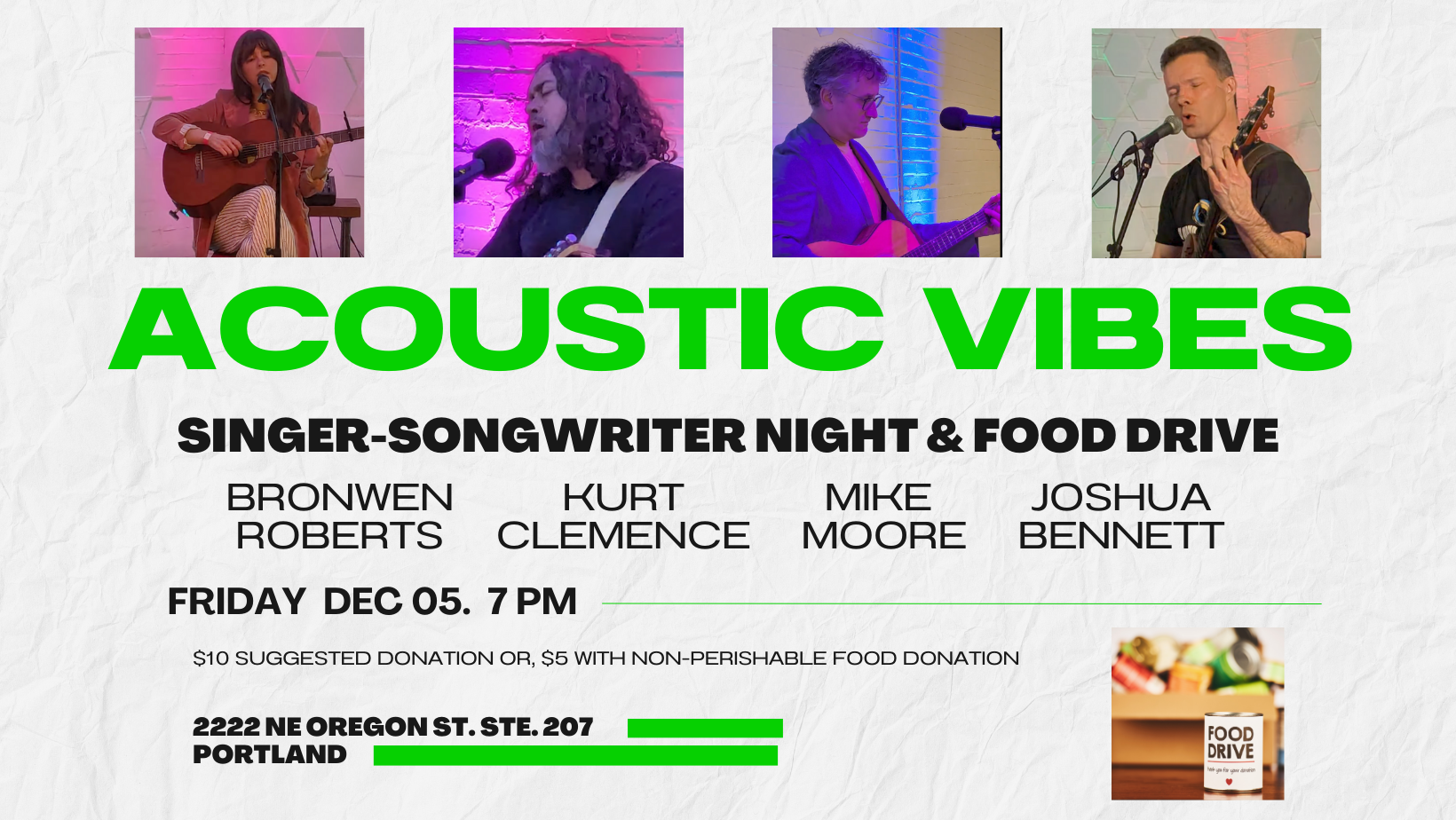 Acoustic Singer-Songwriter Night